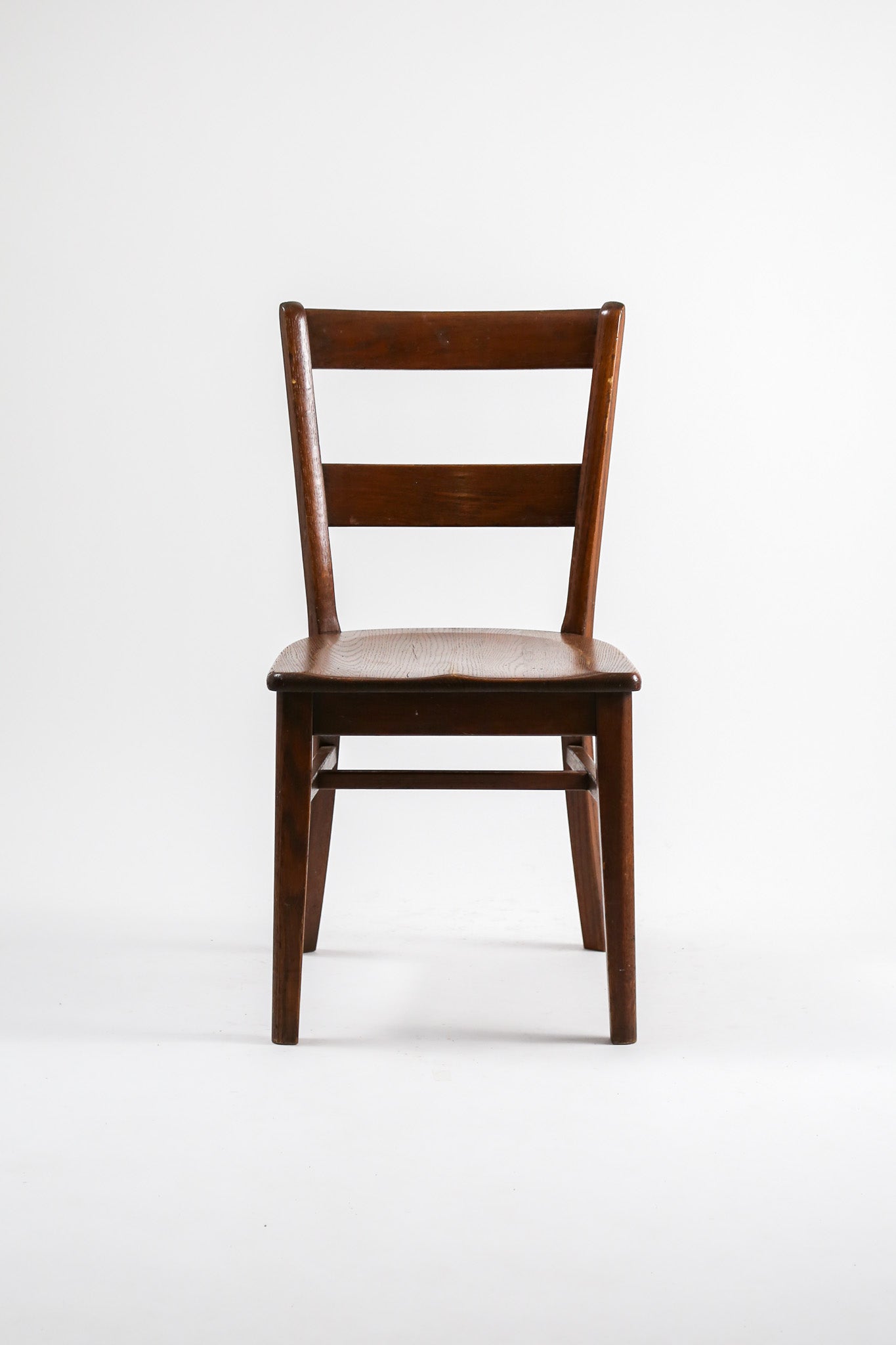 Wooden Ladder-back Side Chair / 木製ラダーバックサイドチェア