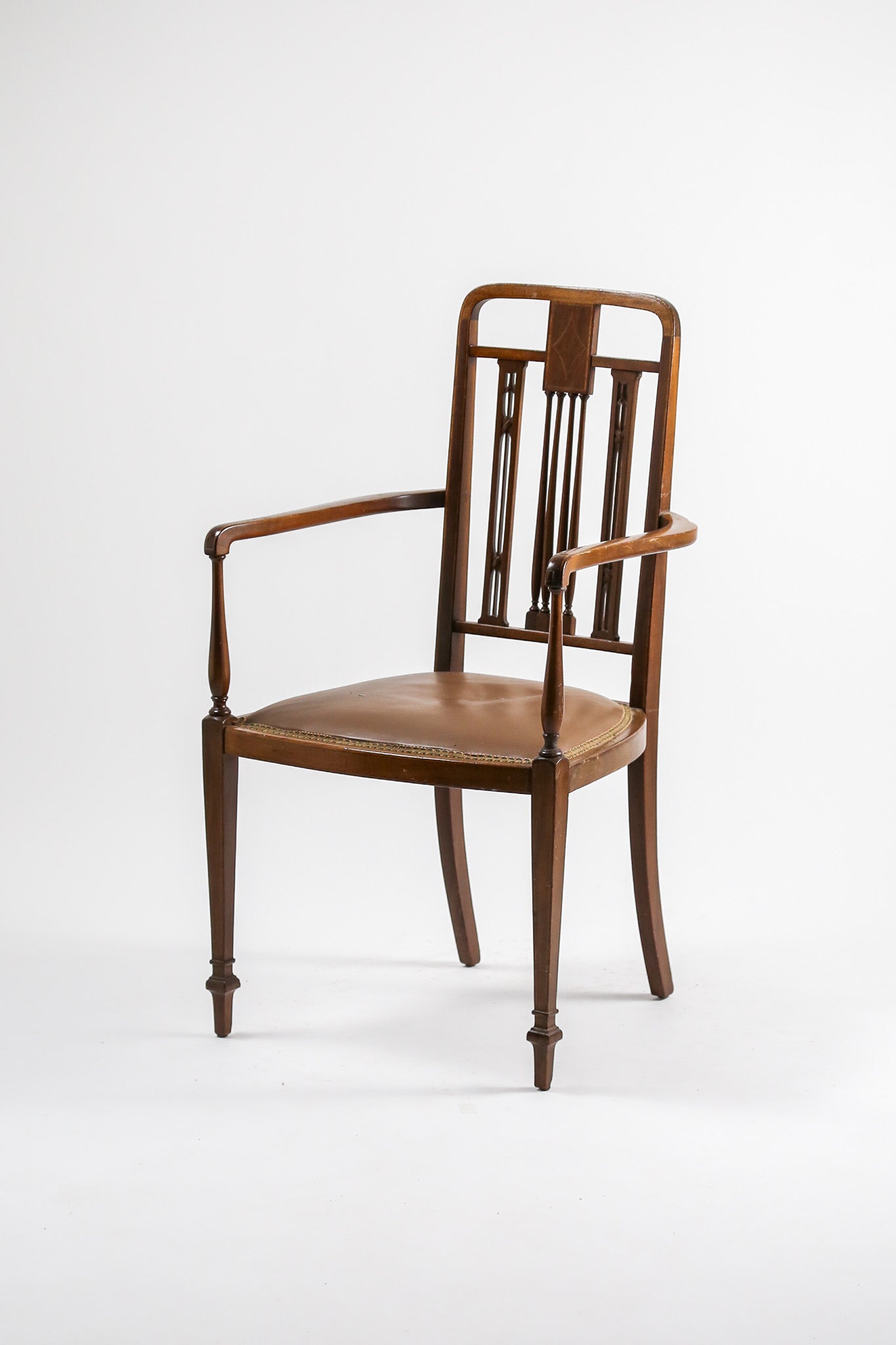 Antique Inlay Armchair / アンティーク インレイ アームチェア