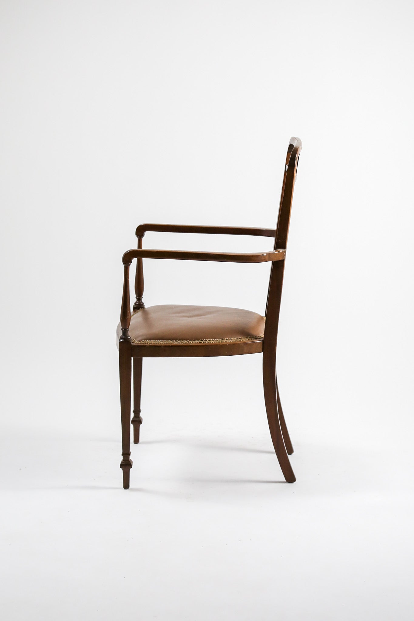 Antique Inlay Armchair / アンティーク インレイ アームチェア