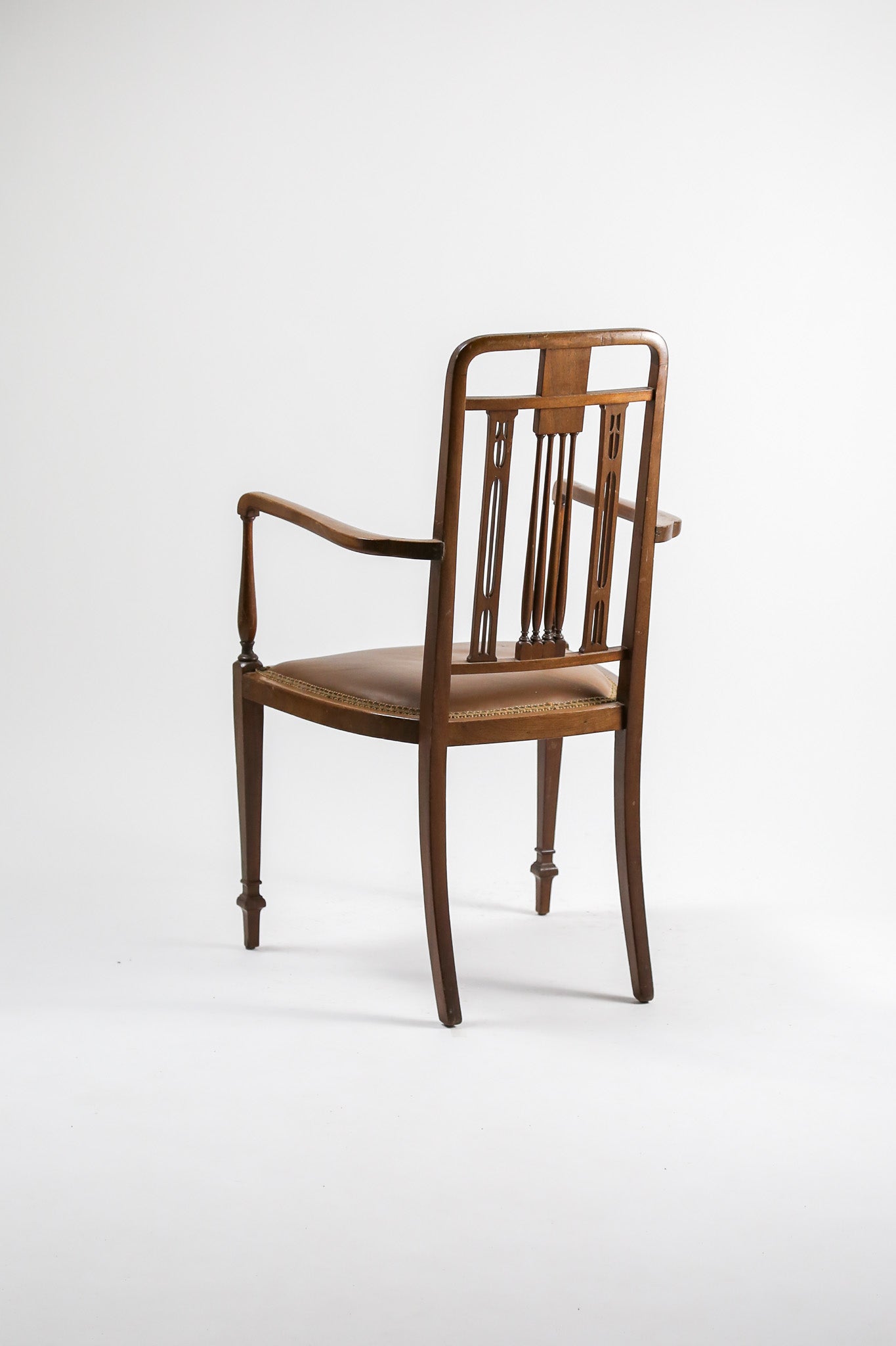 Antique Inlay Armchair / アンティーク インレイ アームチェア