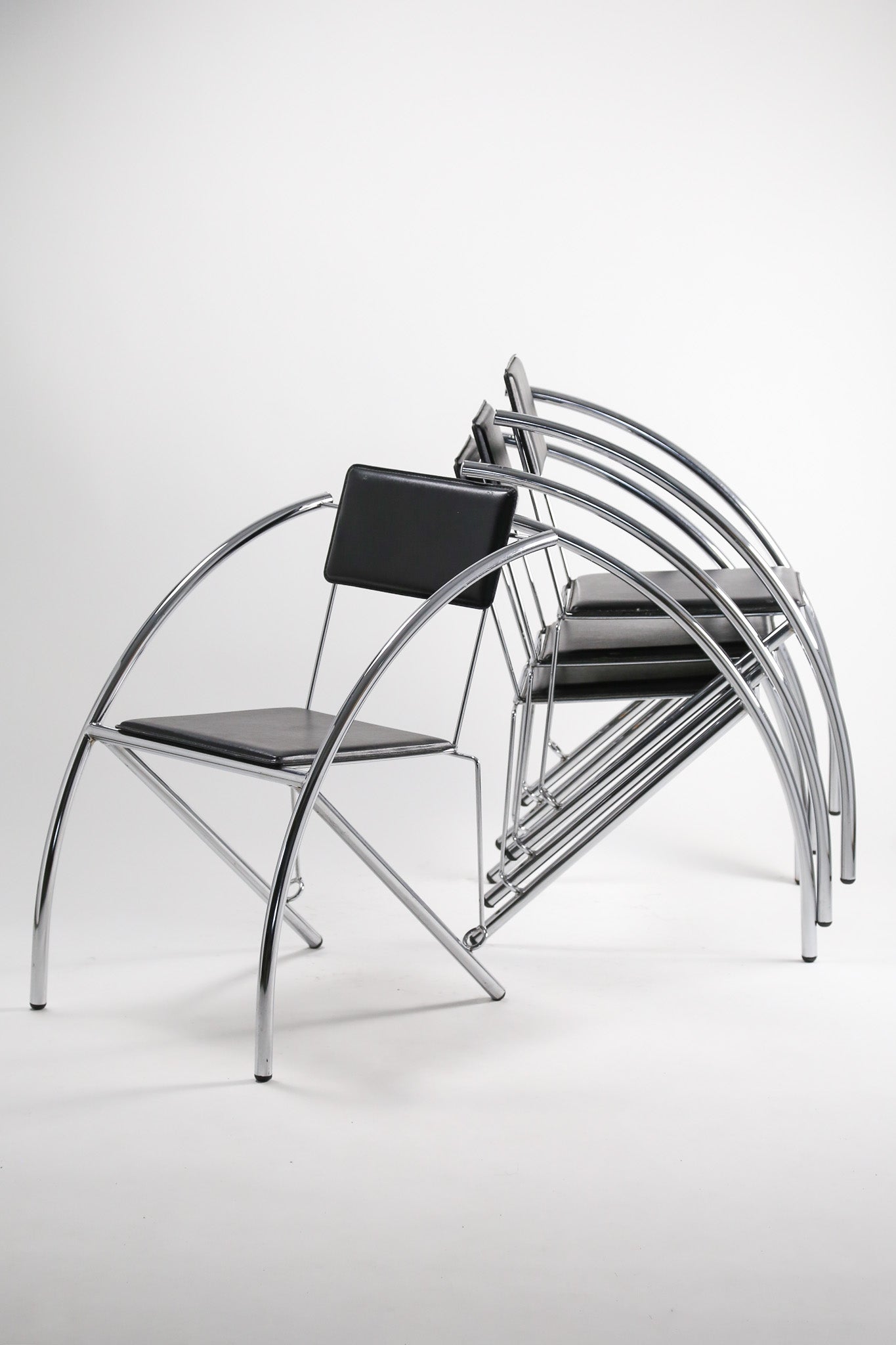 Chrome Arc Stacking Chair / クローム アーク スタッキングチェア