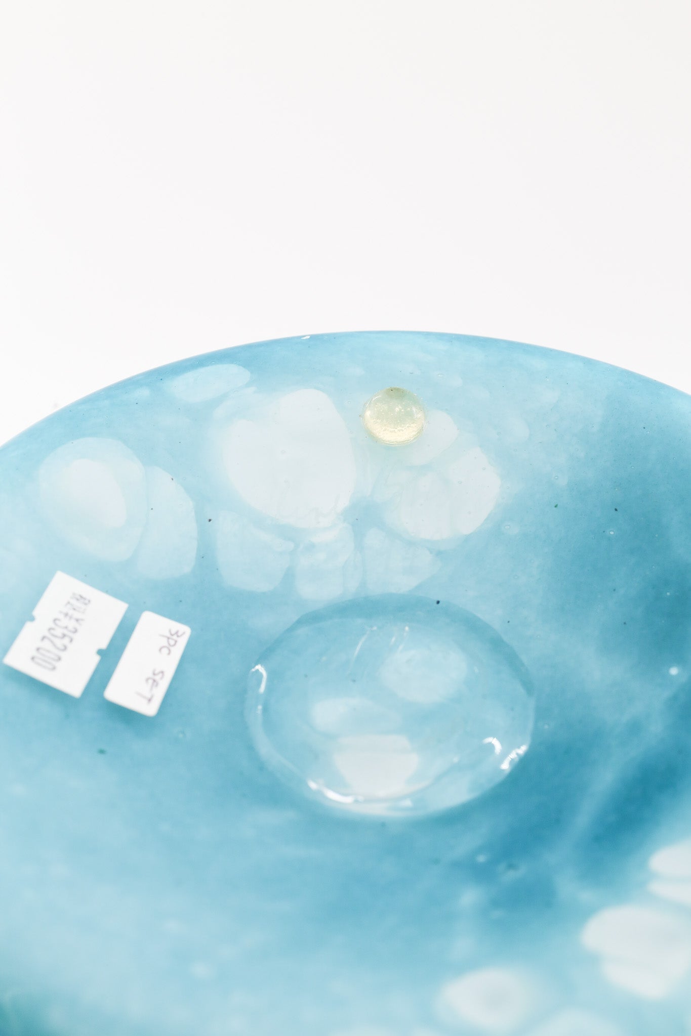Art Glass Face Motif Object 3pc Set (Signed, 1992) / アートガラス フェイスモチーフ オブジェ 3点セット（サイン入り）