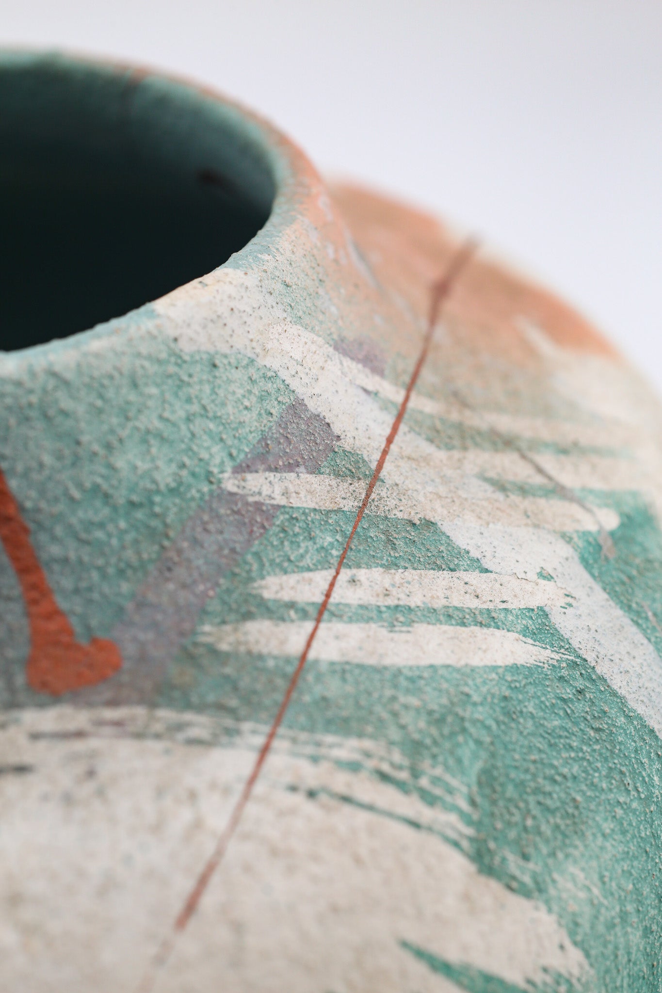 Abstract Painted Ceramic Vessel / アブストラクト・ペインテッド・セラミック・ヴェセル