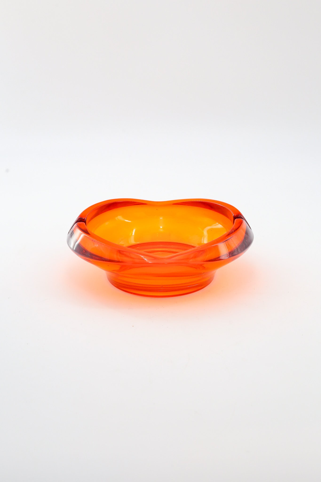 Vintage Orange Glass Ashtray / ヴィンテージ オレンジガラス 灰皿