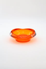 Vintage Orange Glass Ashtray / ヴィンテージ オレンジガラス 灰皿