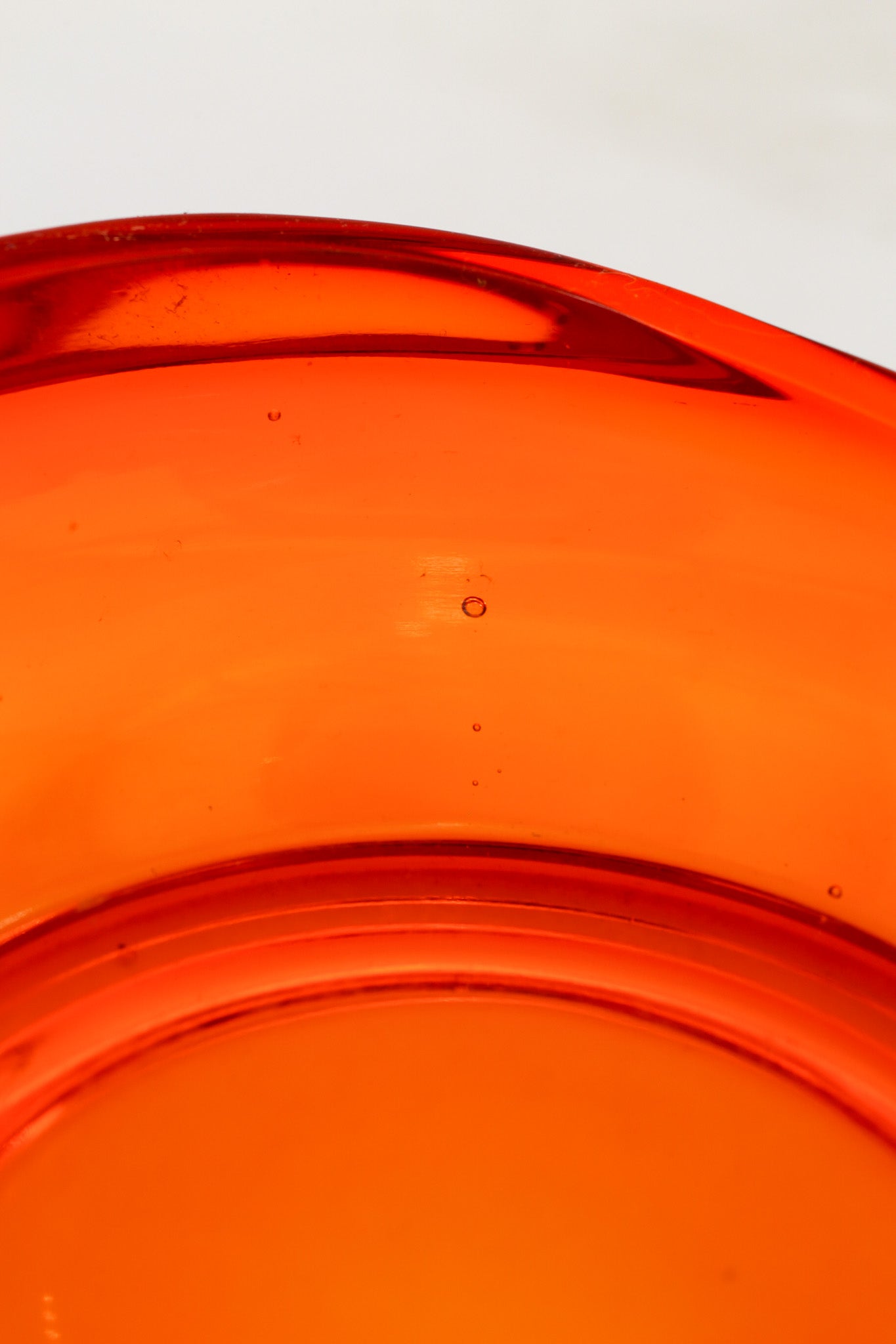 Vintage Orange Glass Ashtray / ヴィンテージ オレンジガラス 灰皿