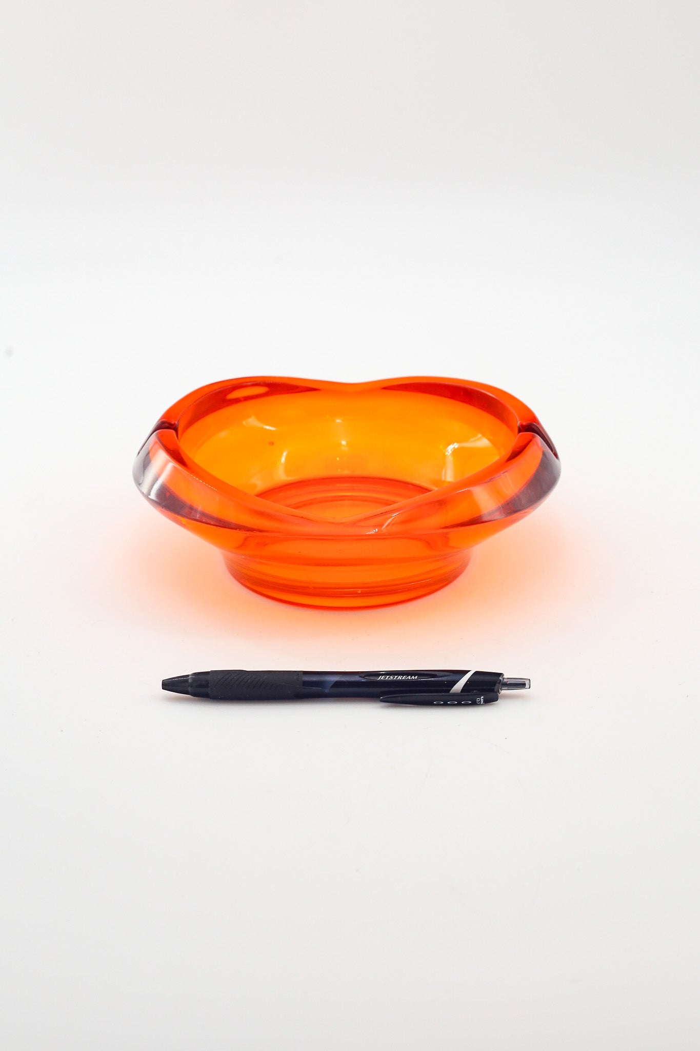 Vintage Orange Glass Ashtray / ヴィンテージ オレンジガラス 灰皿