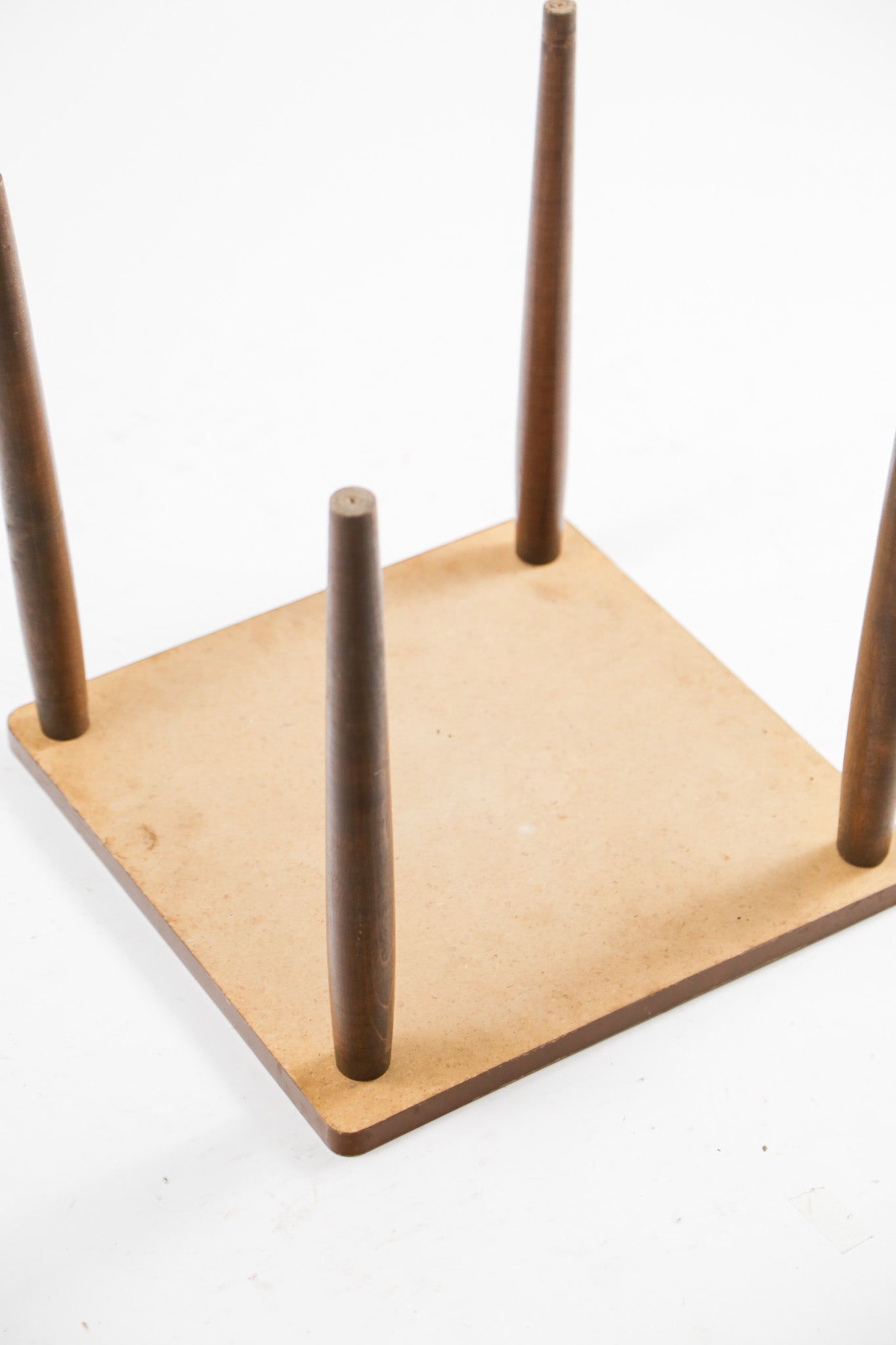 Square Side Table with Faux Marble Top / 大理石調天板 スクエアサイドテーブル