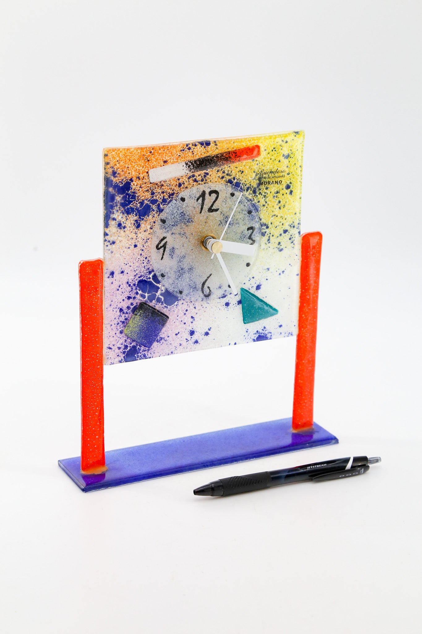 Murano Glass Table Clock / ムラノグラス テーブルクロック
