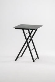 Folding Side Table Green & Black / 折りたたみ サイドテーブル (グリーン & 黒天板)