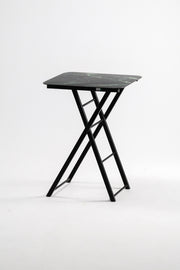 Folding Side Table Green & Black / 折りたたみ サイドテーブル (グリーン & 黒天板)