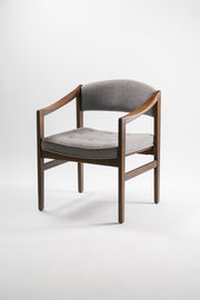 Gray Fabric Armchair / グレー生地 アームチェア