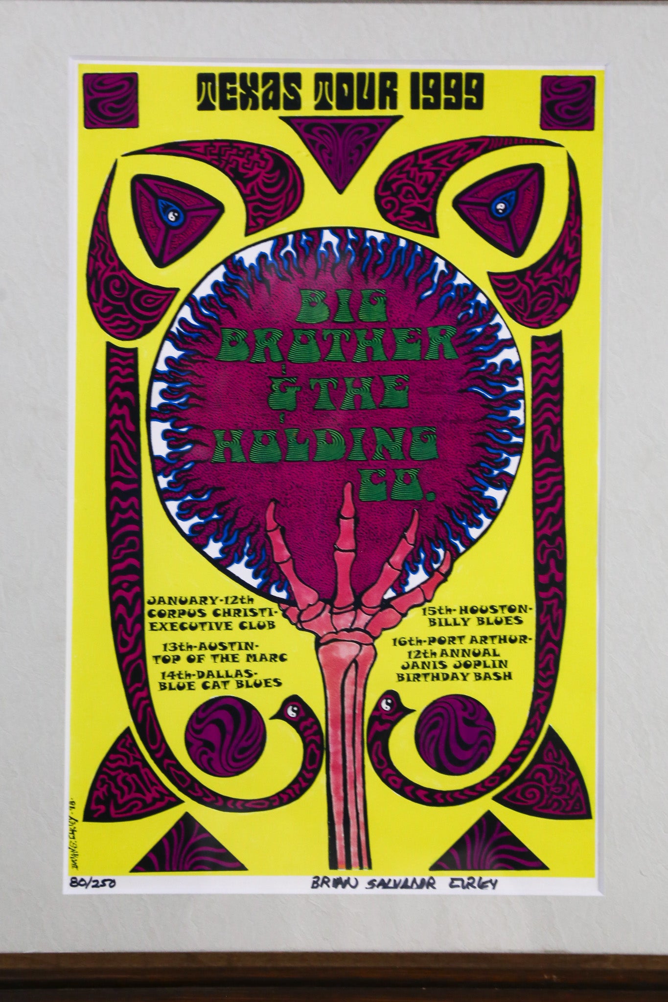 Texas Tour 1999 Wall Art / テキサスツアー 1999 ウォールアート