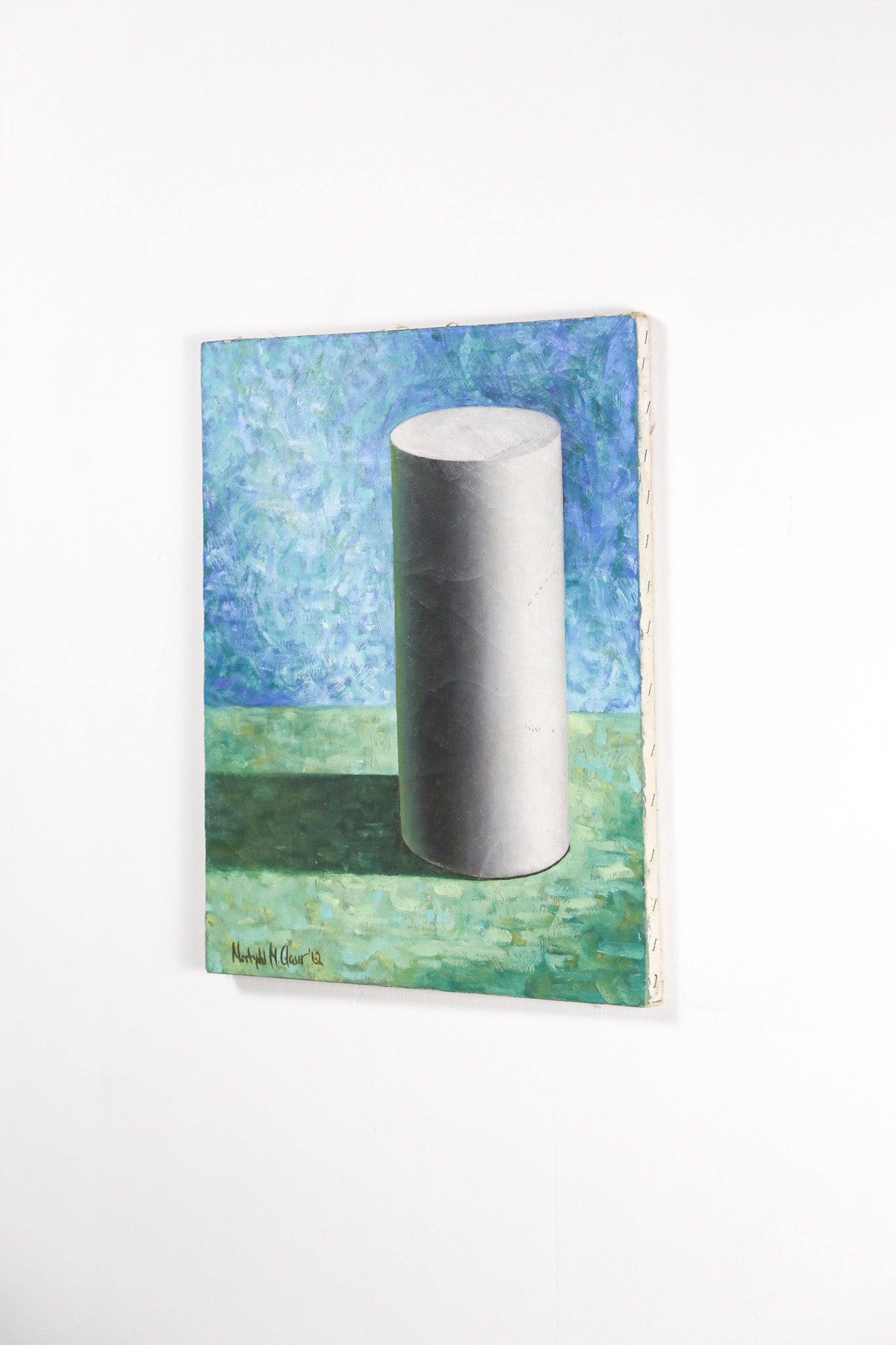 Cylinder Motif Canvas Wall Art / 円筒モチーフ キャンバス ウォールアート