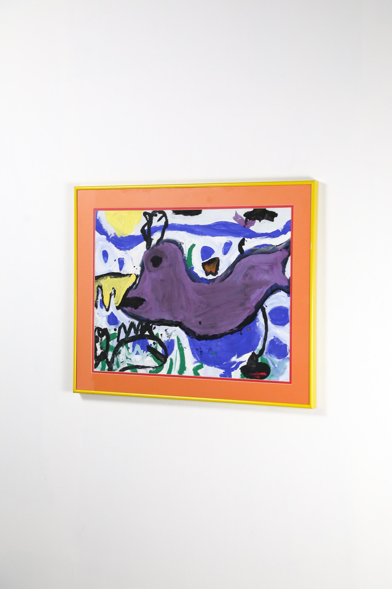 Purple Bird Wall Art / ムラサキのトリ ウォールアート