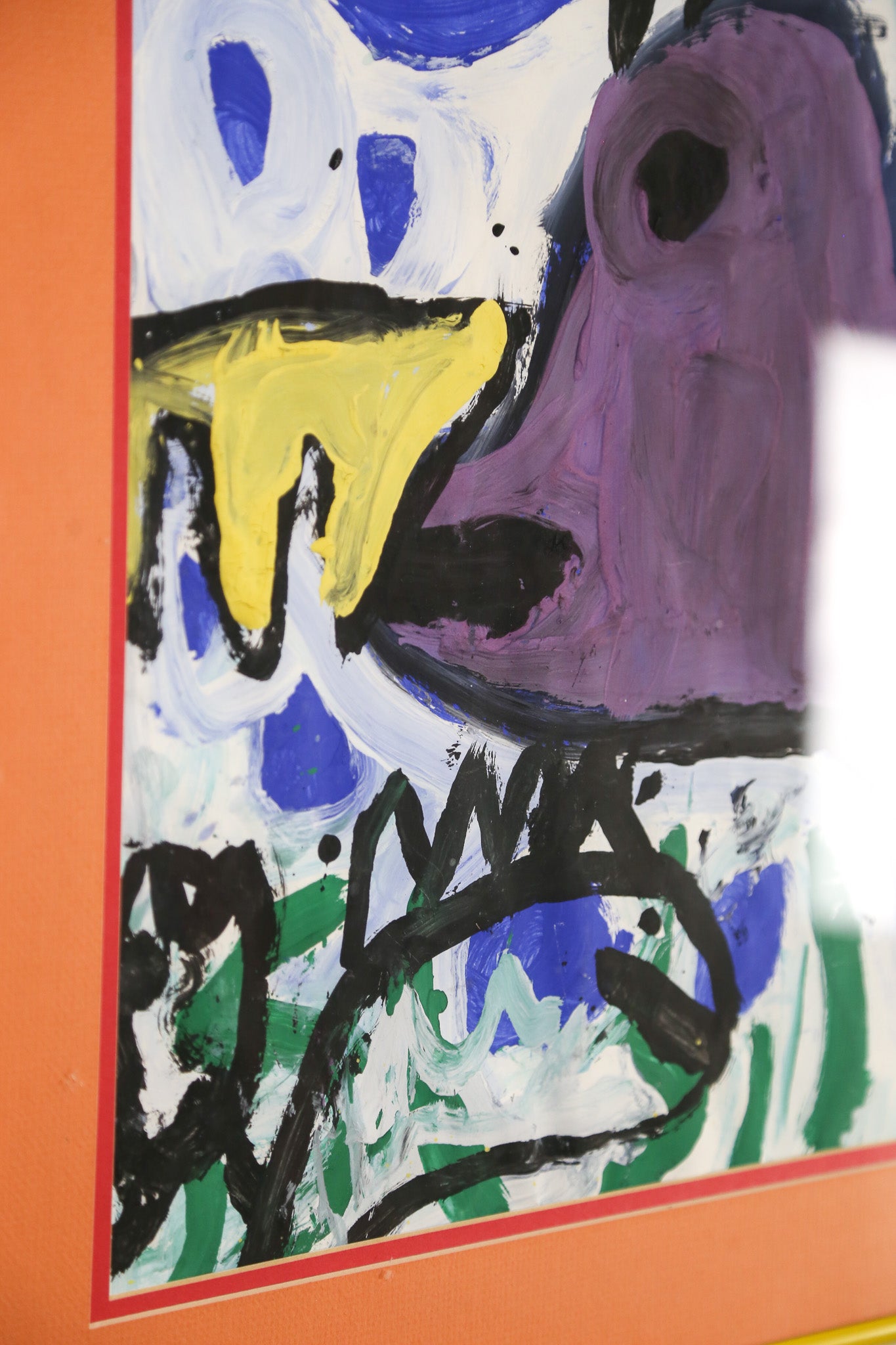 Purple Bird Wall Art / ムラサキのトリ ウォールアート