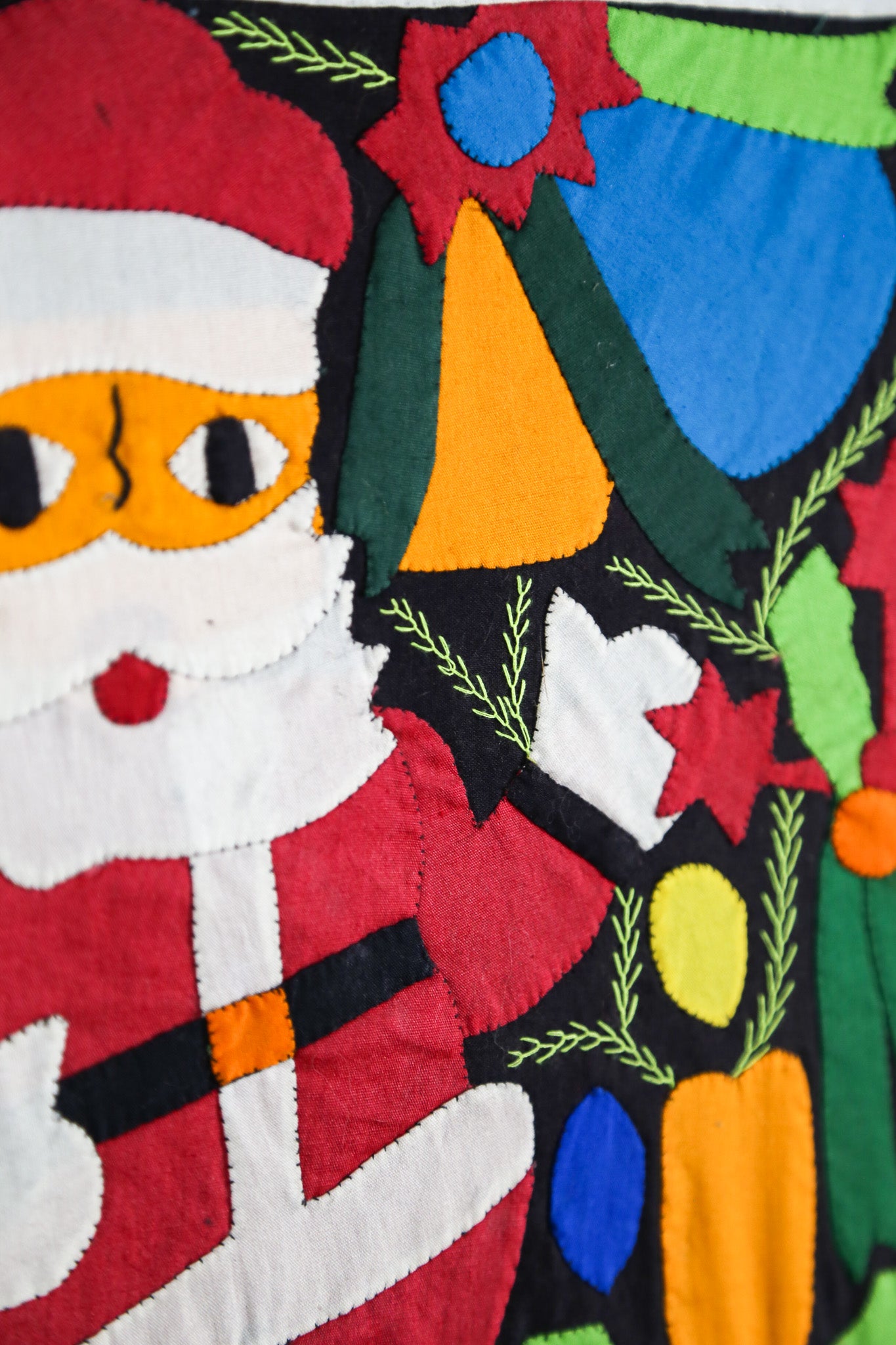 Santa Claus Vintage Quilt / サンタのキルト