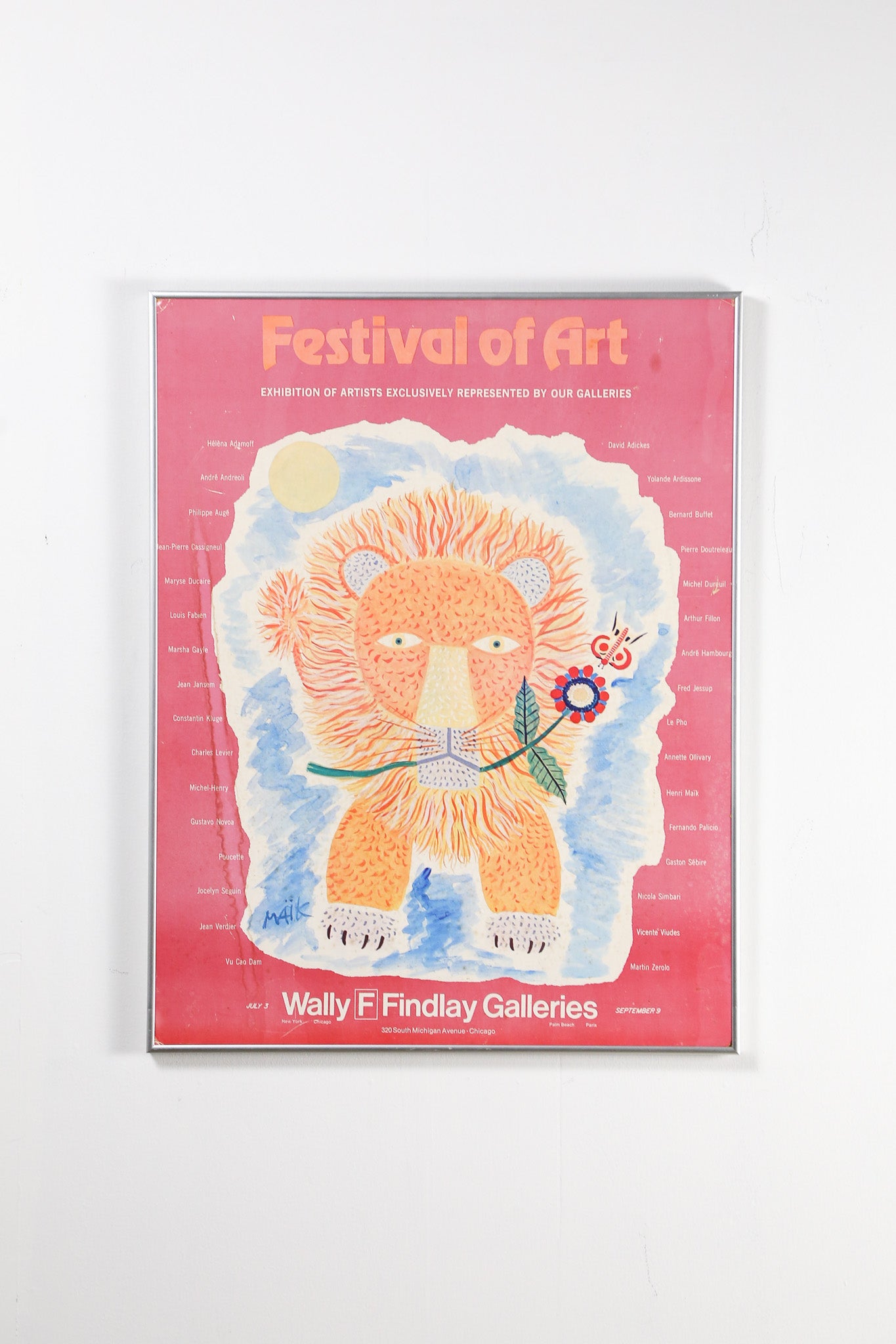 Lion Poster / ライオンポスター