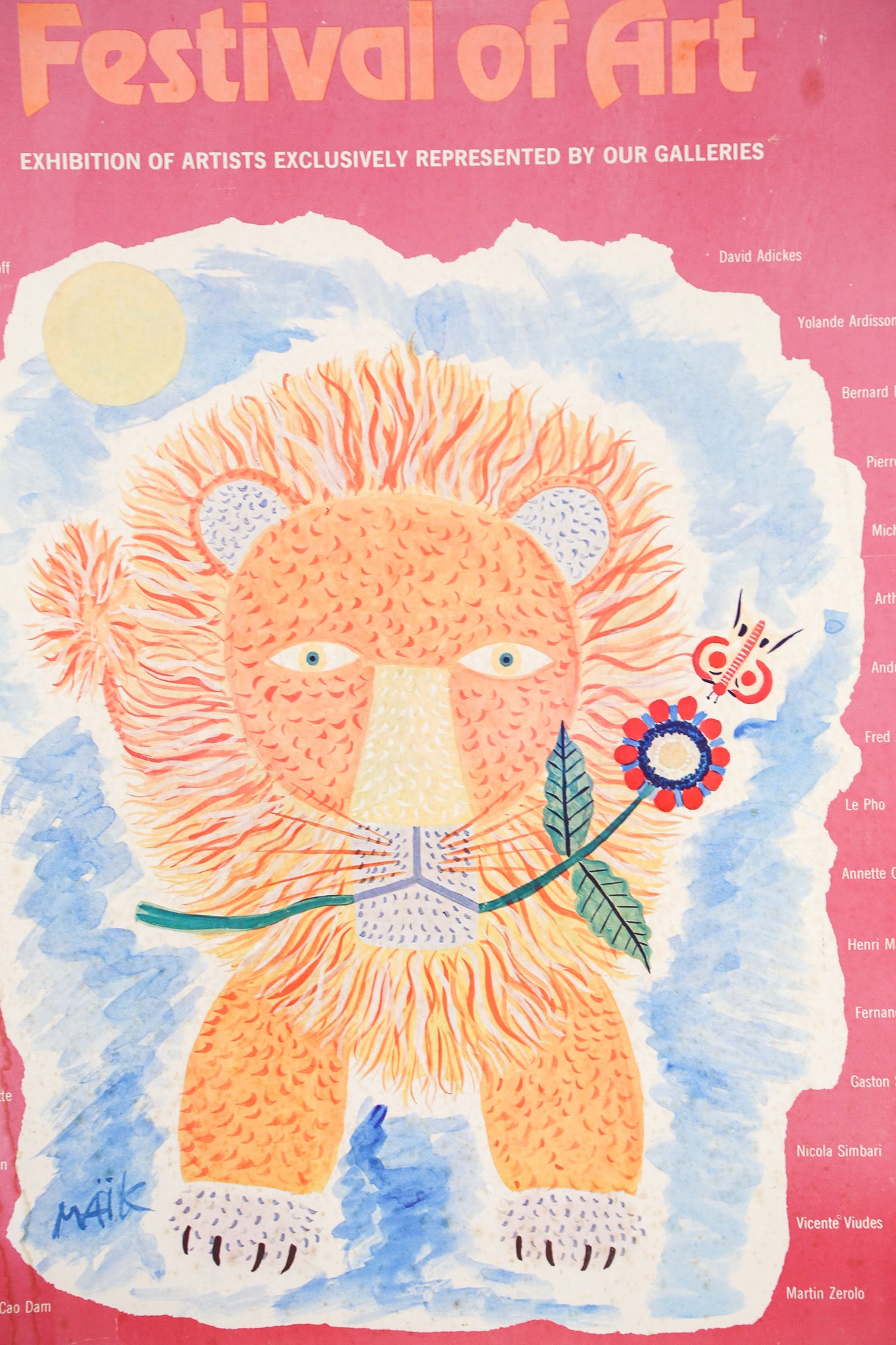 Lion Poster / ライオンポスター