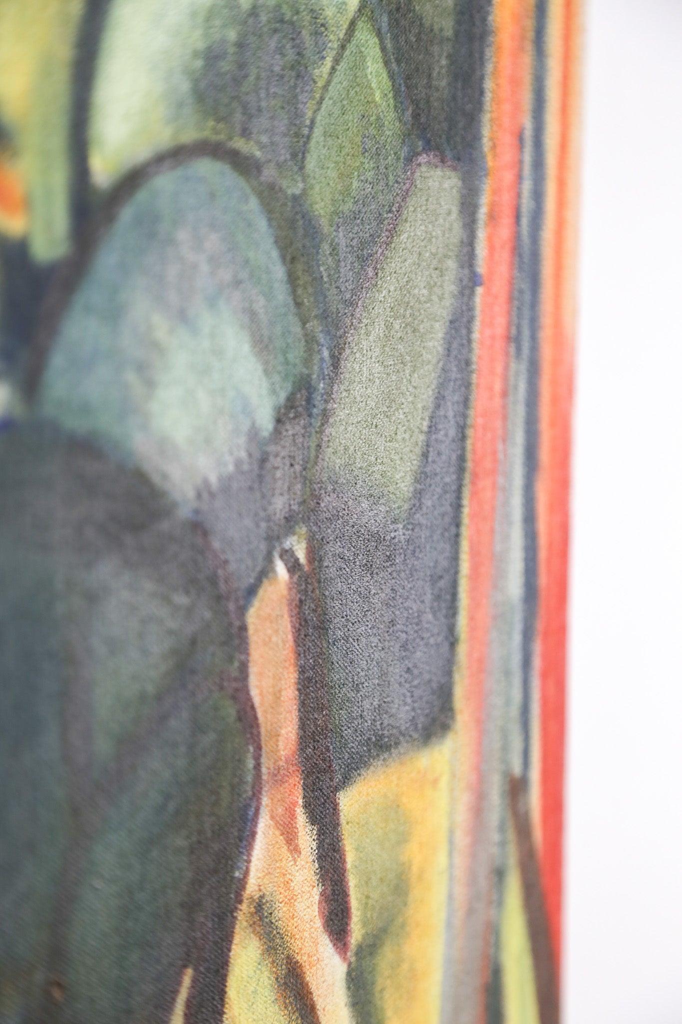 Landscape with a Red Roof House / 赤い屋根の家がある風景画