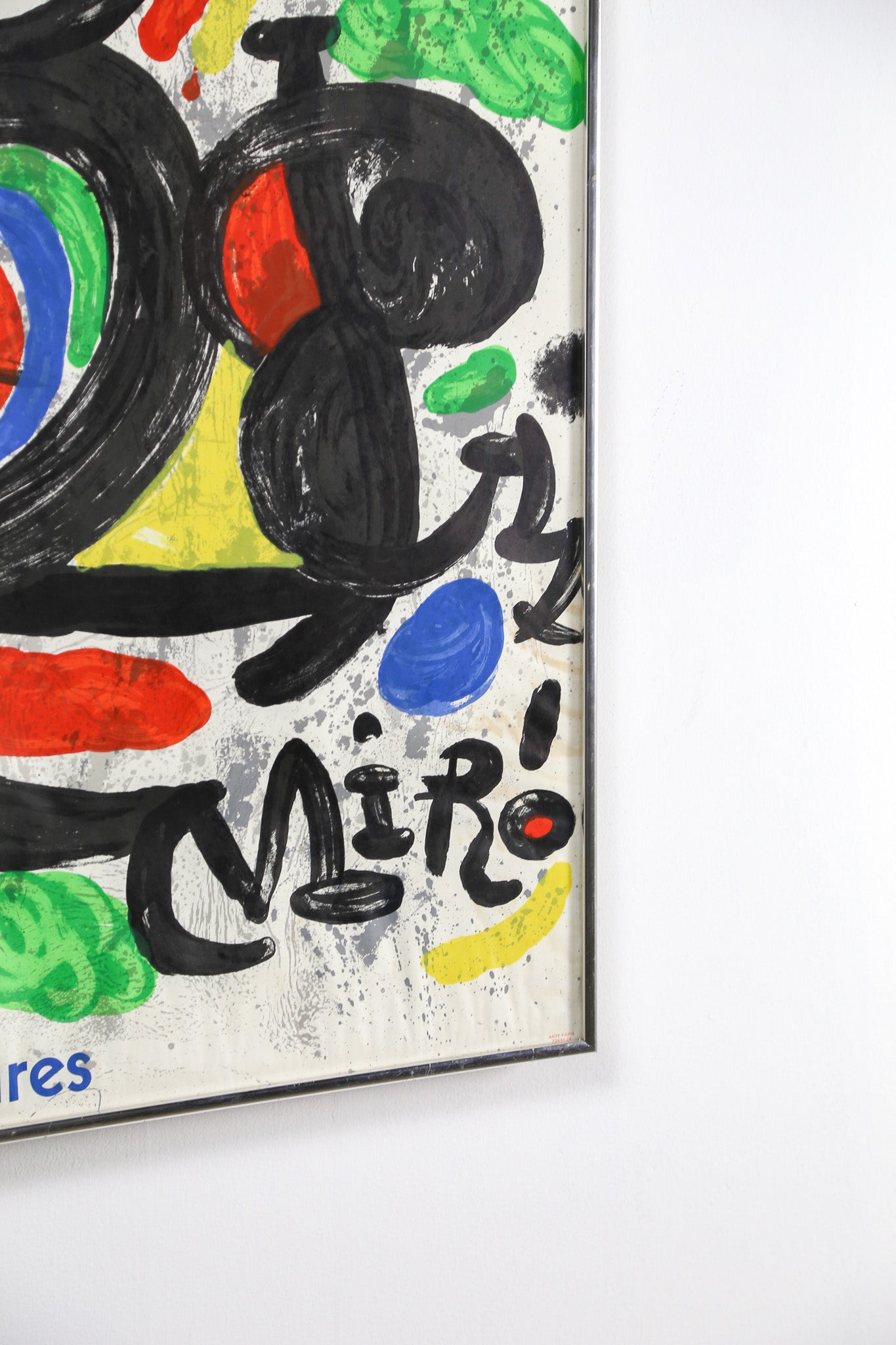 Joan Miró Exhibition Poster / ジョアン・ミロ リトグラフ ポスター