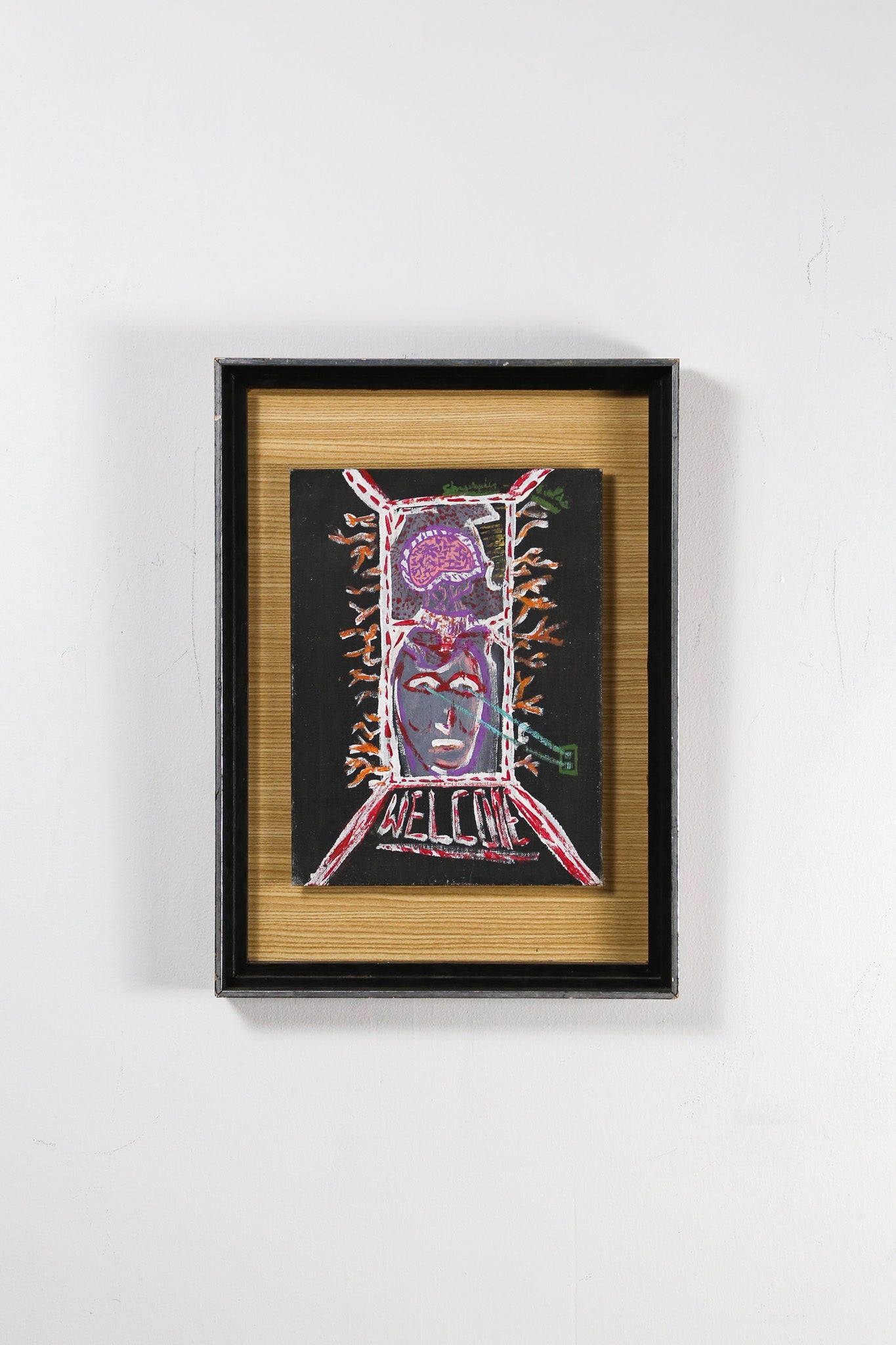 Mixed Media Art "WELCOME" / ミクストメディア アート "WELCOME