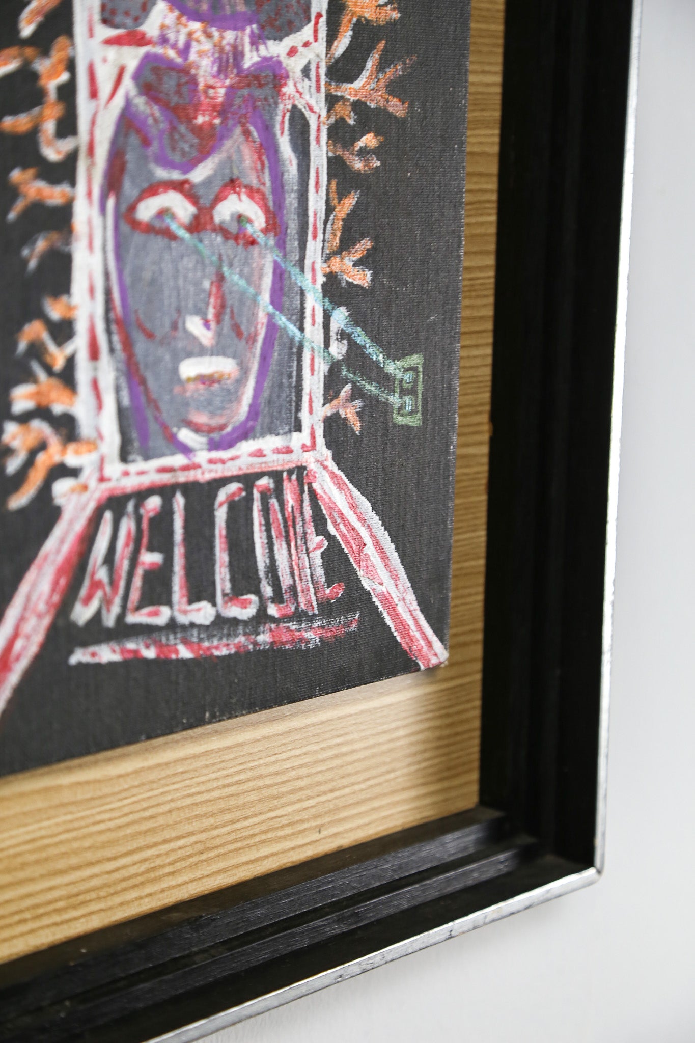 Mixed Media Art "WELCOME" / ミクストメディア アート "WELCOME