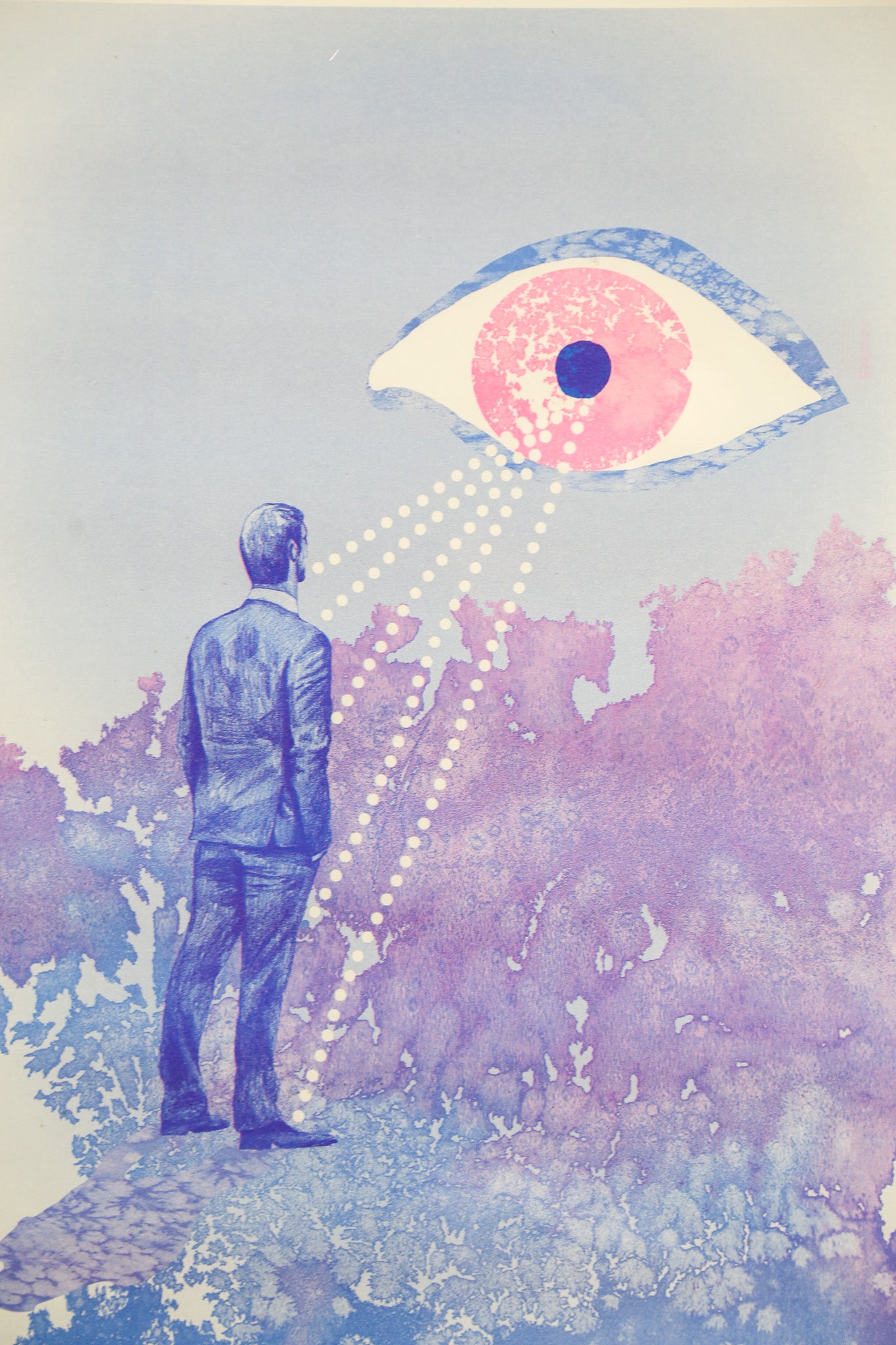 Male and Eye / 男性と目