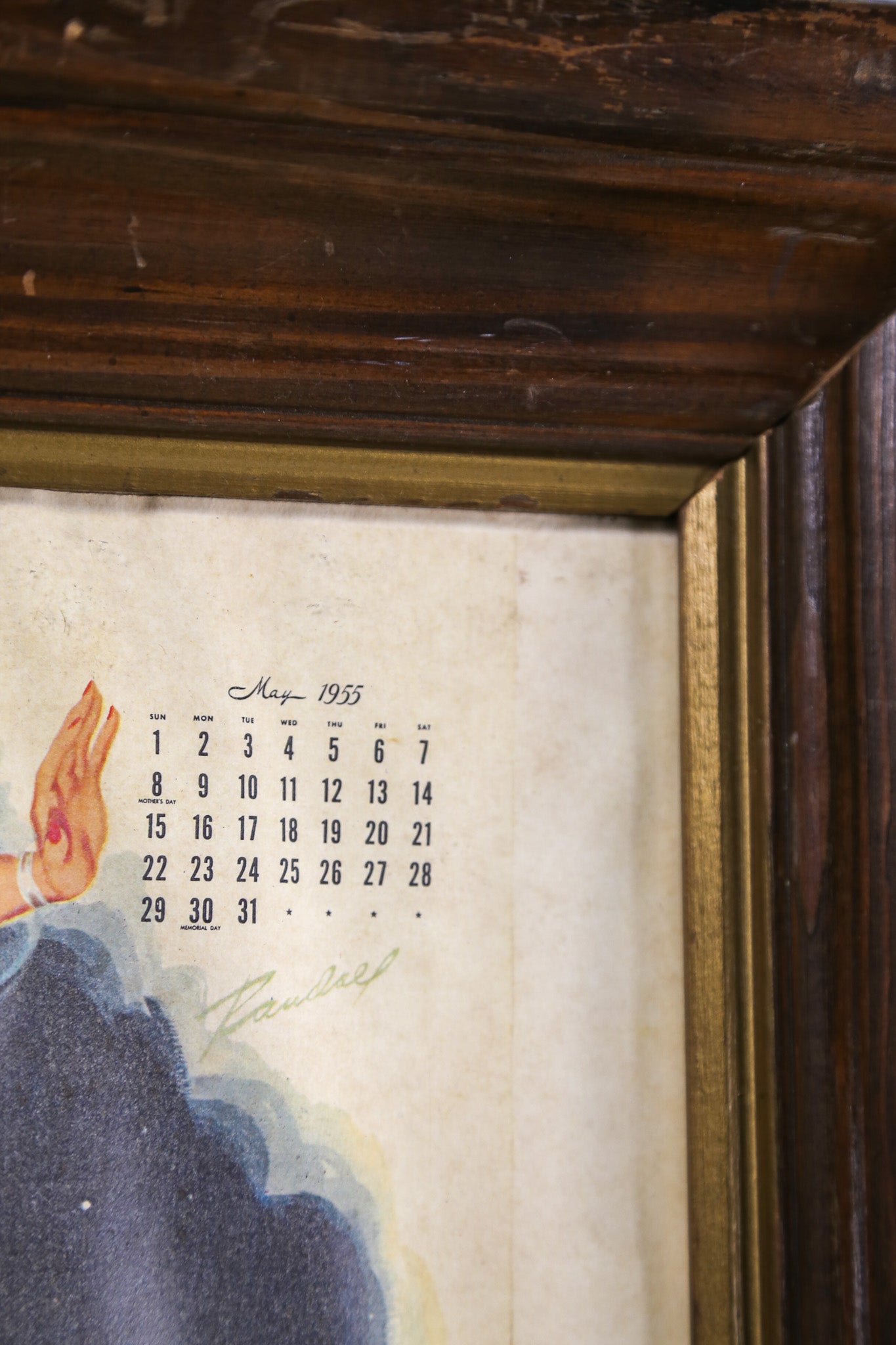 Vintage 1955 Pin-up Calendar / 1955年 ヴィンテージ ピンアップ カレンダー