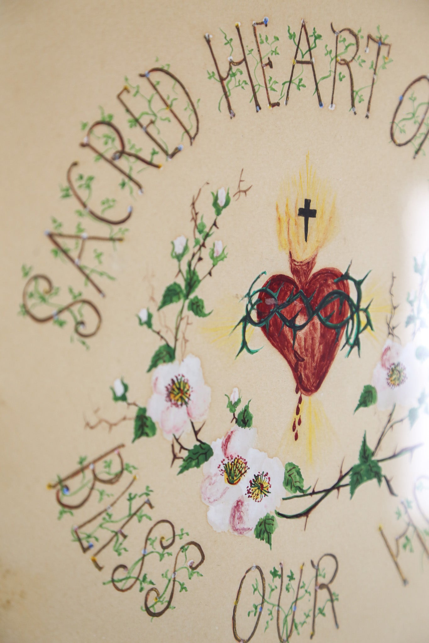 Flower and Heart Wall Art / 花とハート ウォールアート