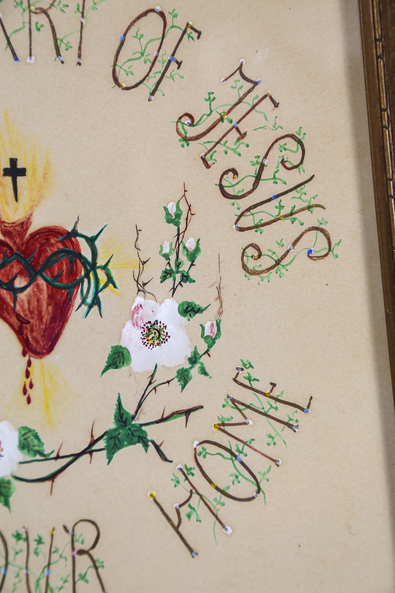 Flower and Heart Wall Art / 花とハート ウォールアート