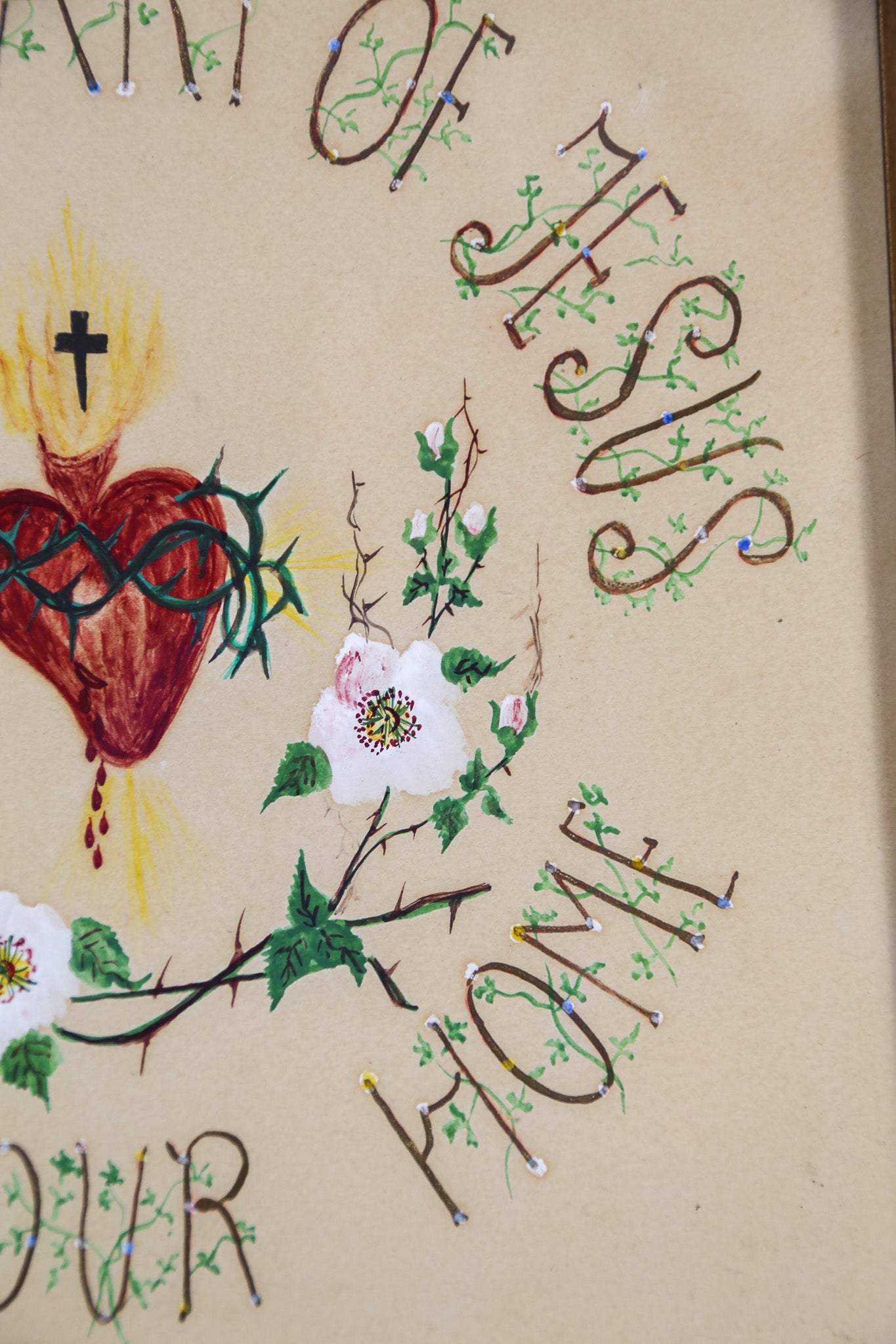 Flower and Heart Wall Art / 花とハート ウォールアート