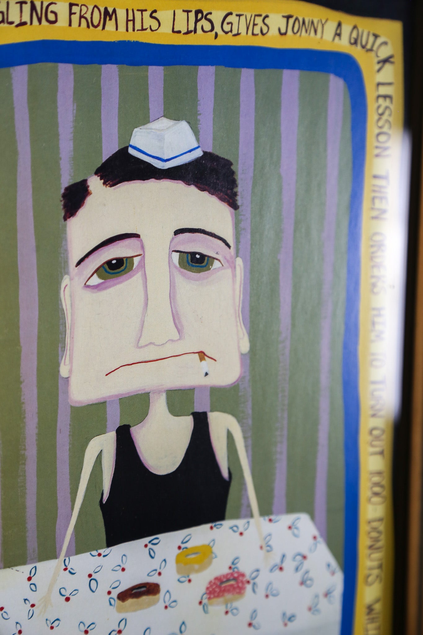 Bones—this unsavory donut maker Framed Art / ヴィンテージ フレーム アート