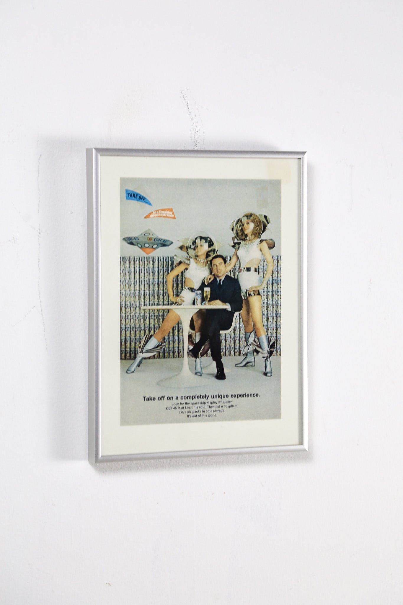 Colt 45 "Space Age" Vintage Framed AD / Colt 45 スペースエイジ ヴィンテージ 額装広告