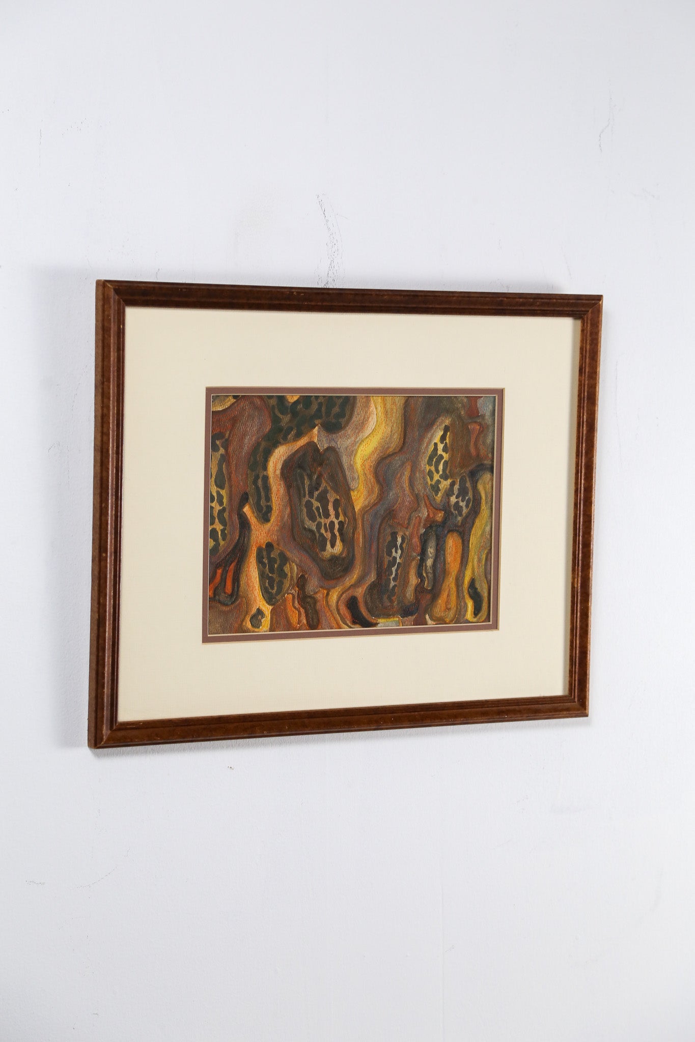 Abstract Fluid Patterns Framed Art / 抽象的な流動紋様の額装アート