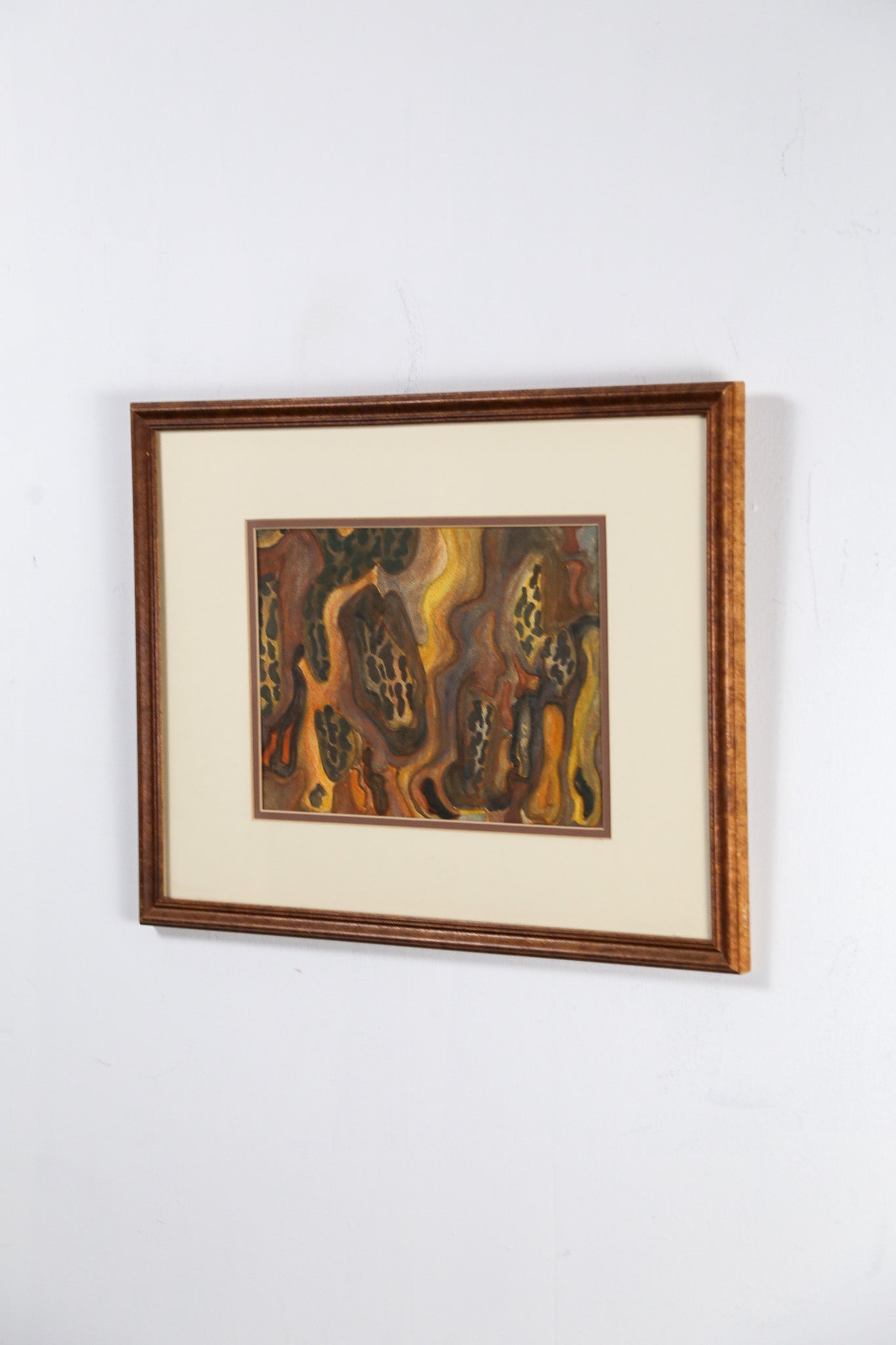 Abstract Fluid Patterns Framed Art / 抽象的な流動紋様の額装アート