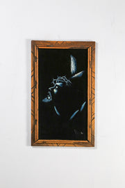 Black Velvet Painting "Head of Christ" / ブラックベルベットペイント「キリストの頭部」