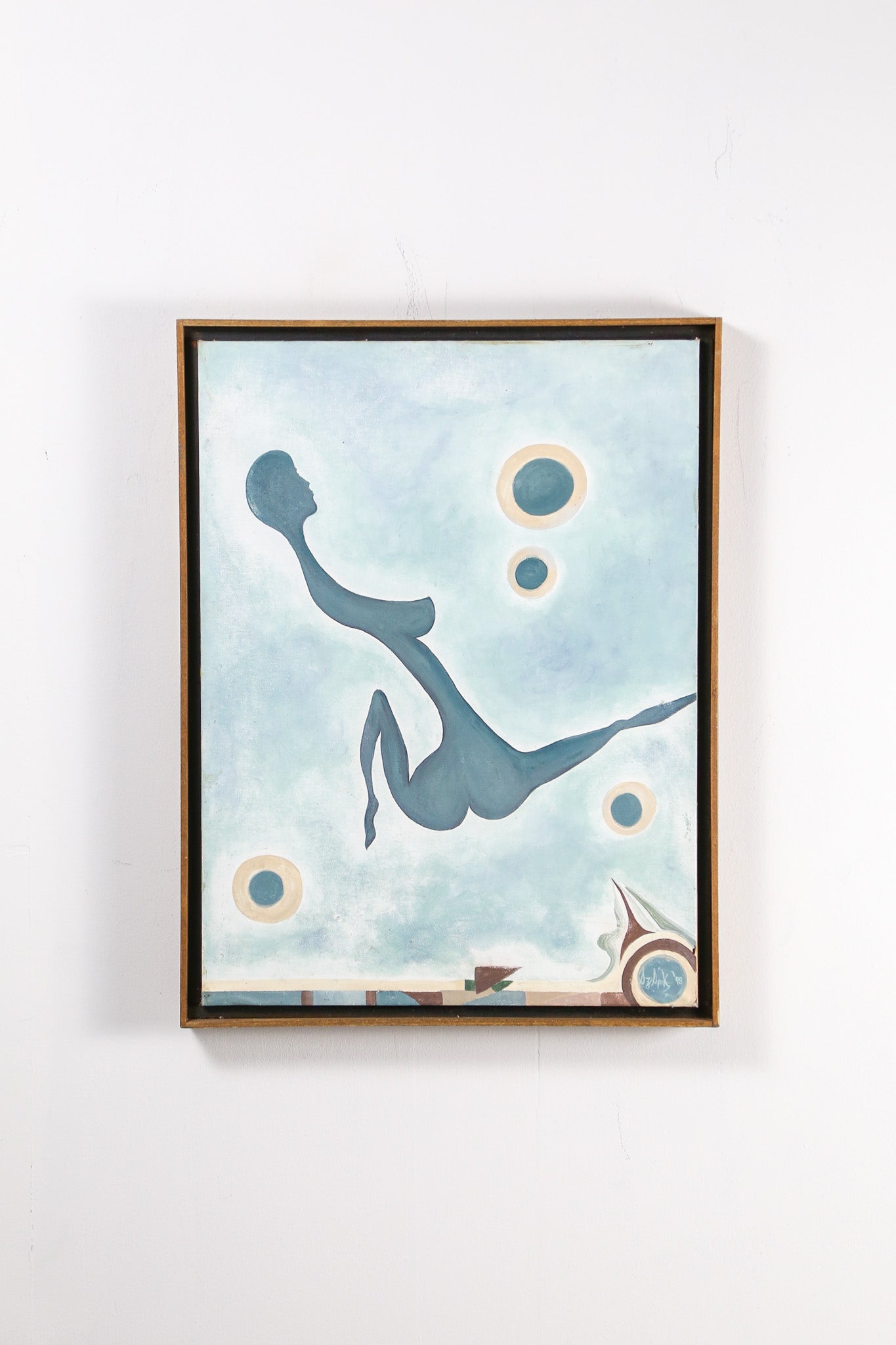 Surrealist Female Form Abstract Painting / シュルレアリスム 女性像 抽象画