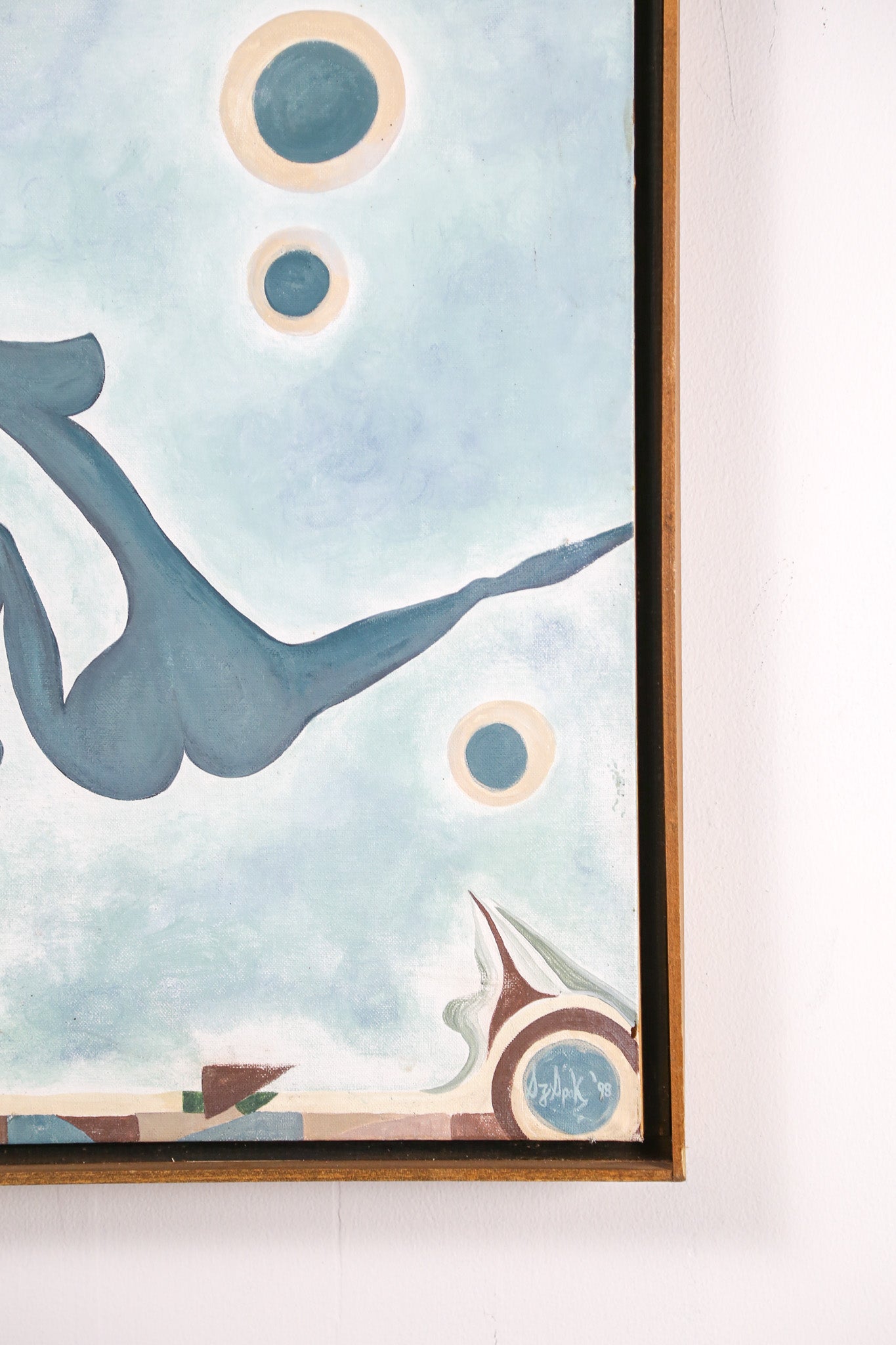 Surrealist Female Form Abstract Painting / シュルレアリスム 女性像
