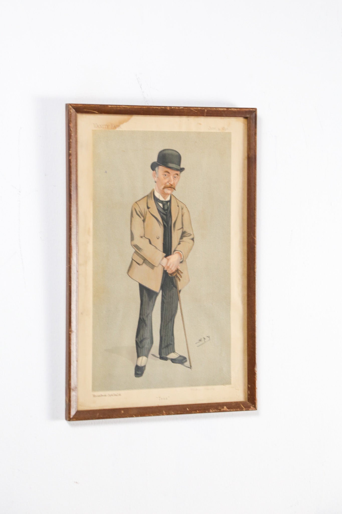 Vanity Fair Caricature "Tess" - Thomas Hardy / ヴァニティ・フェア 風刺画「テス」トーマス・ハーディ