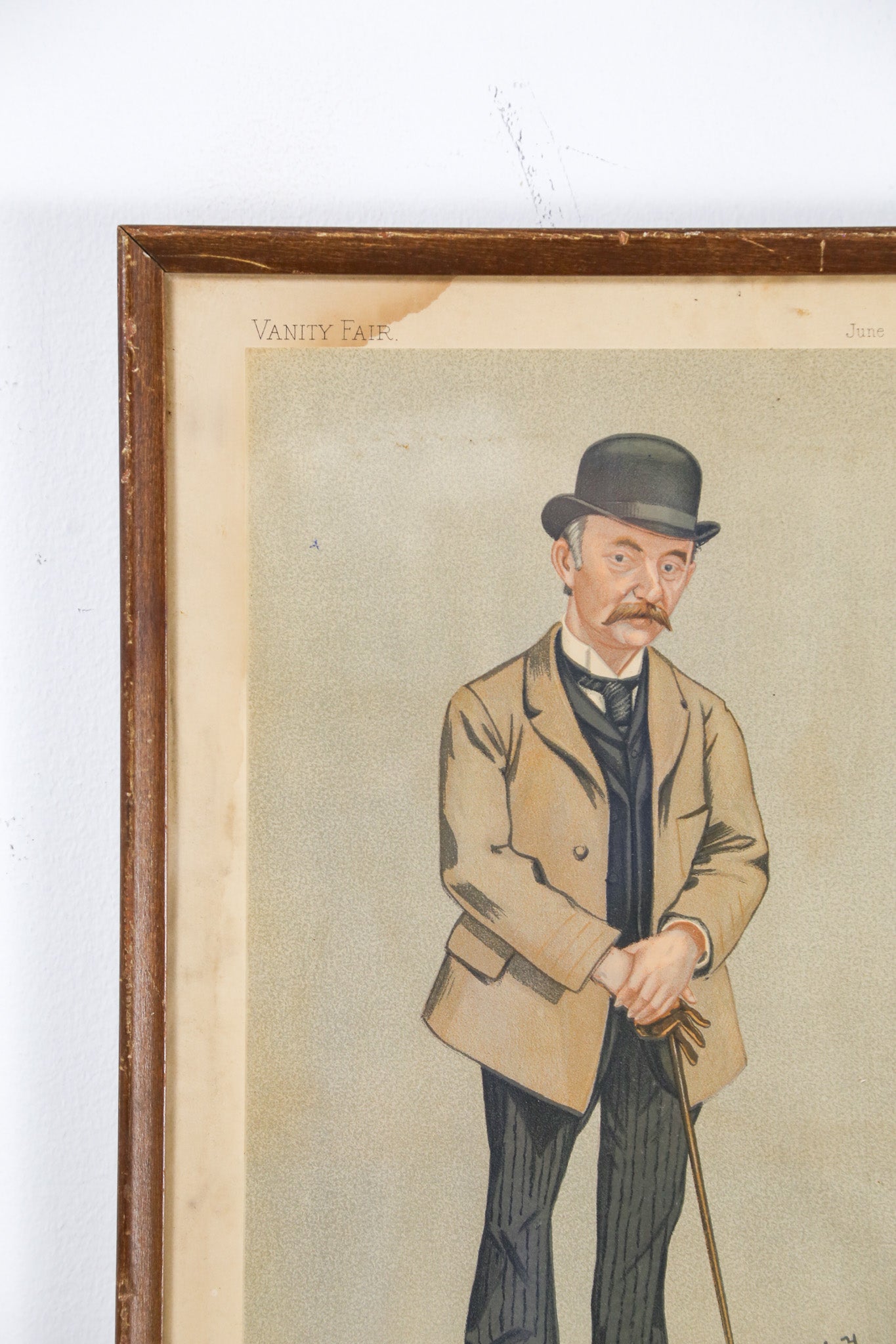 Vanity Fair Caricature "Tess" - Thomas Hardy / ヴァニティ・フェア 風刺画「テス」トーマス・ハーディ