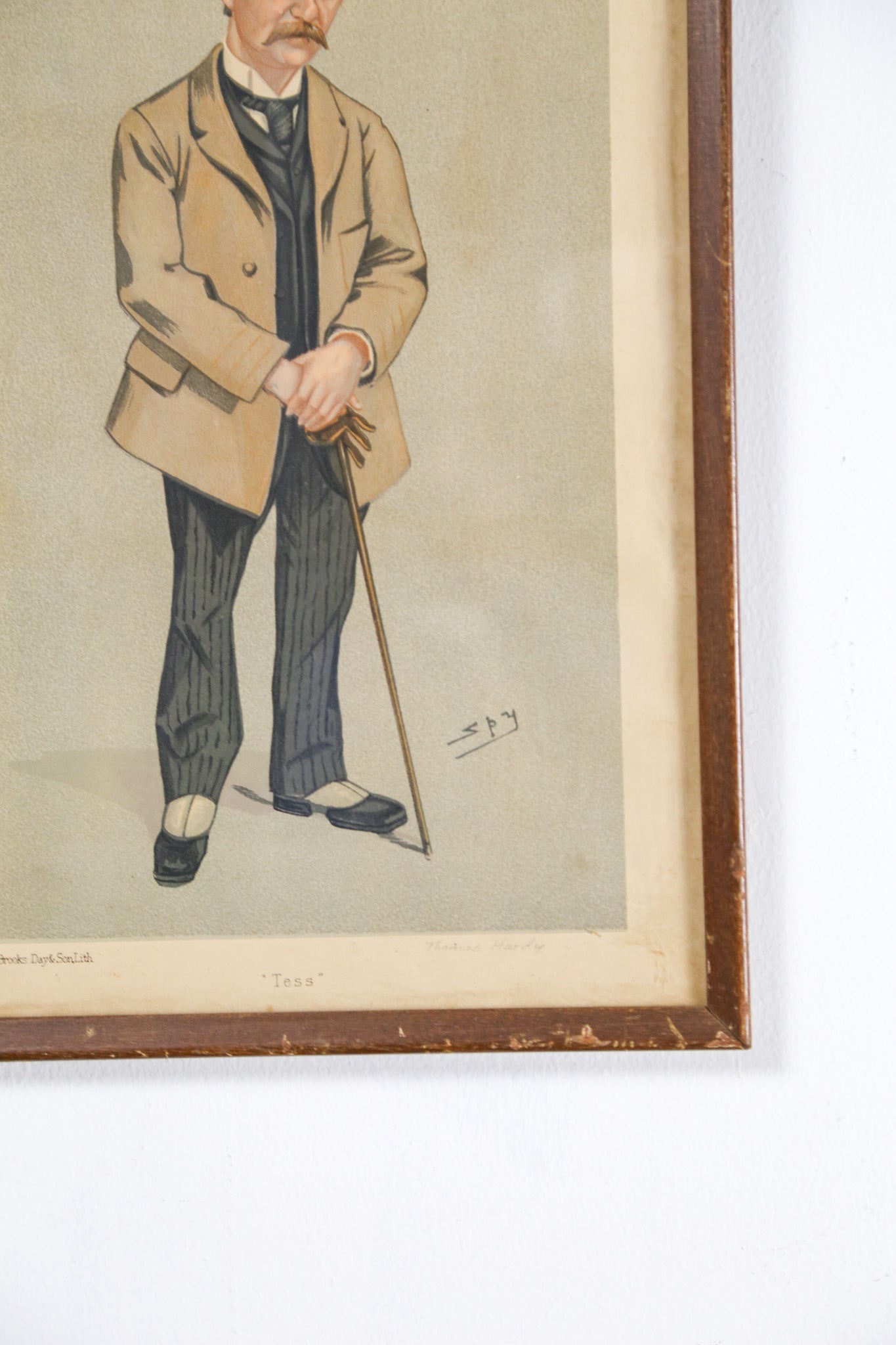 Vanity Fair Caricature "Tess" - Thomas Hardy / ヴァニティ・フェア 風刺画「テス」トーマス・ハーディ