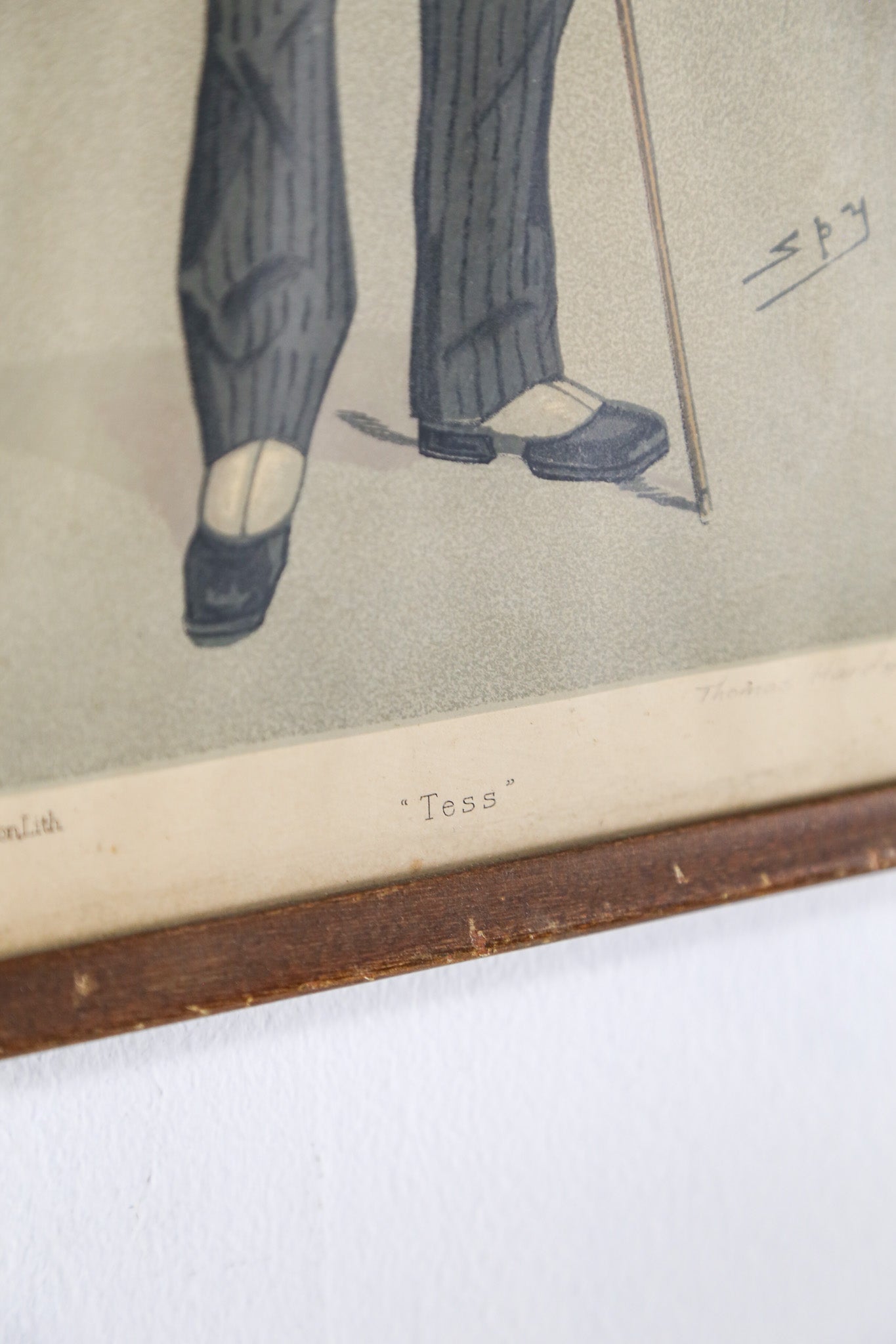 Vanity Fair Caricature "Tess" - Thomas Hardy / ヴァニティ・フェア 風刺画「テス」トーマス・ハーディ