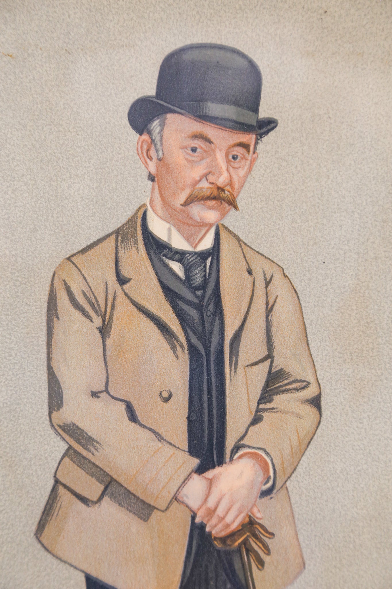 Vanity Fair Caricature "Tess" - Thomas Hardy / ヴァニティ・フェア 風刺画「テス」トーマス・ハーディ