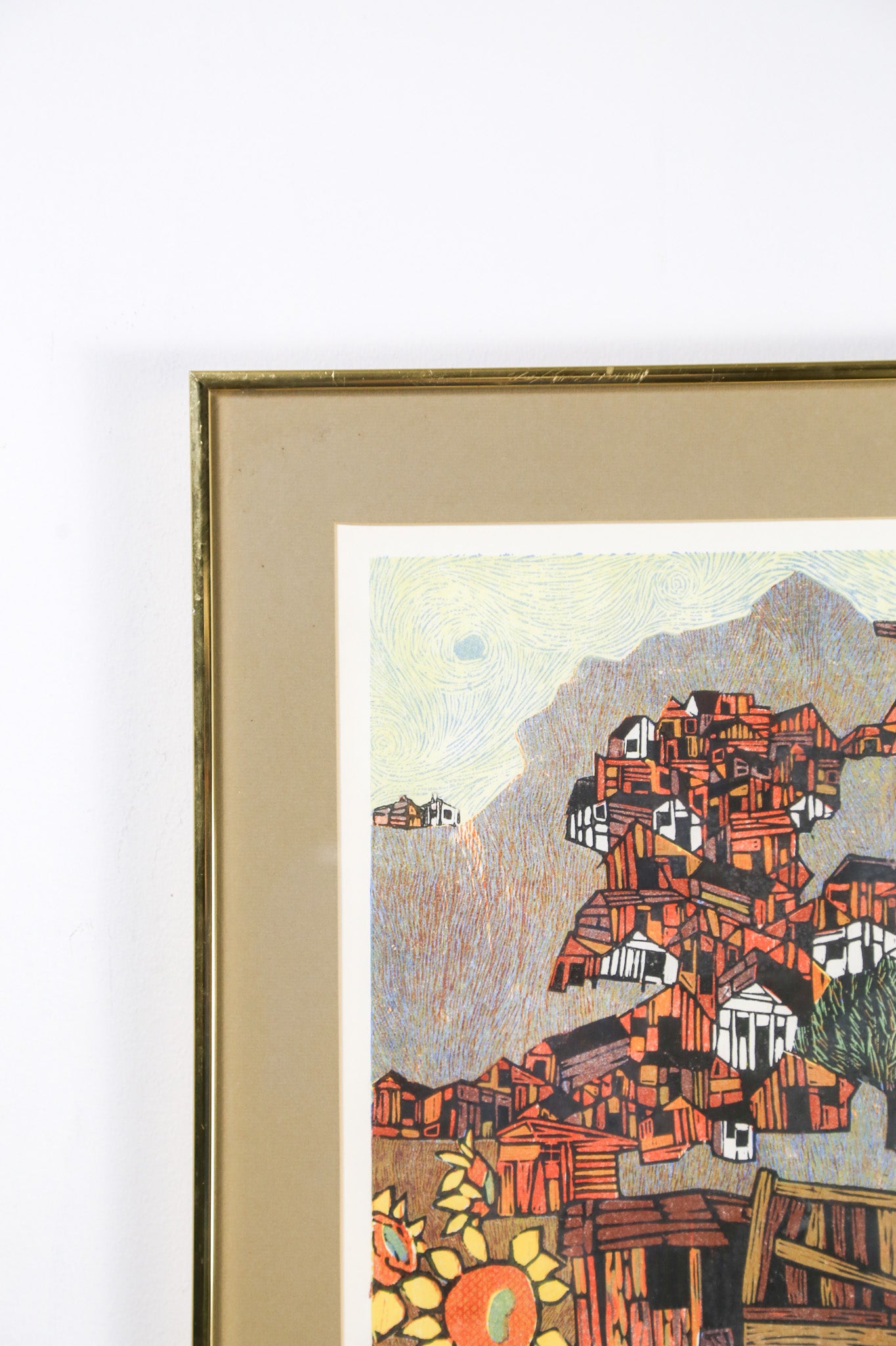 Sunflowers and House / ヒマワリと家