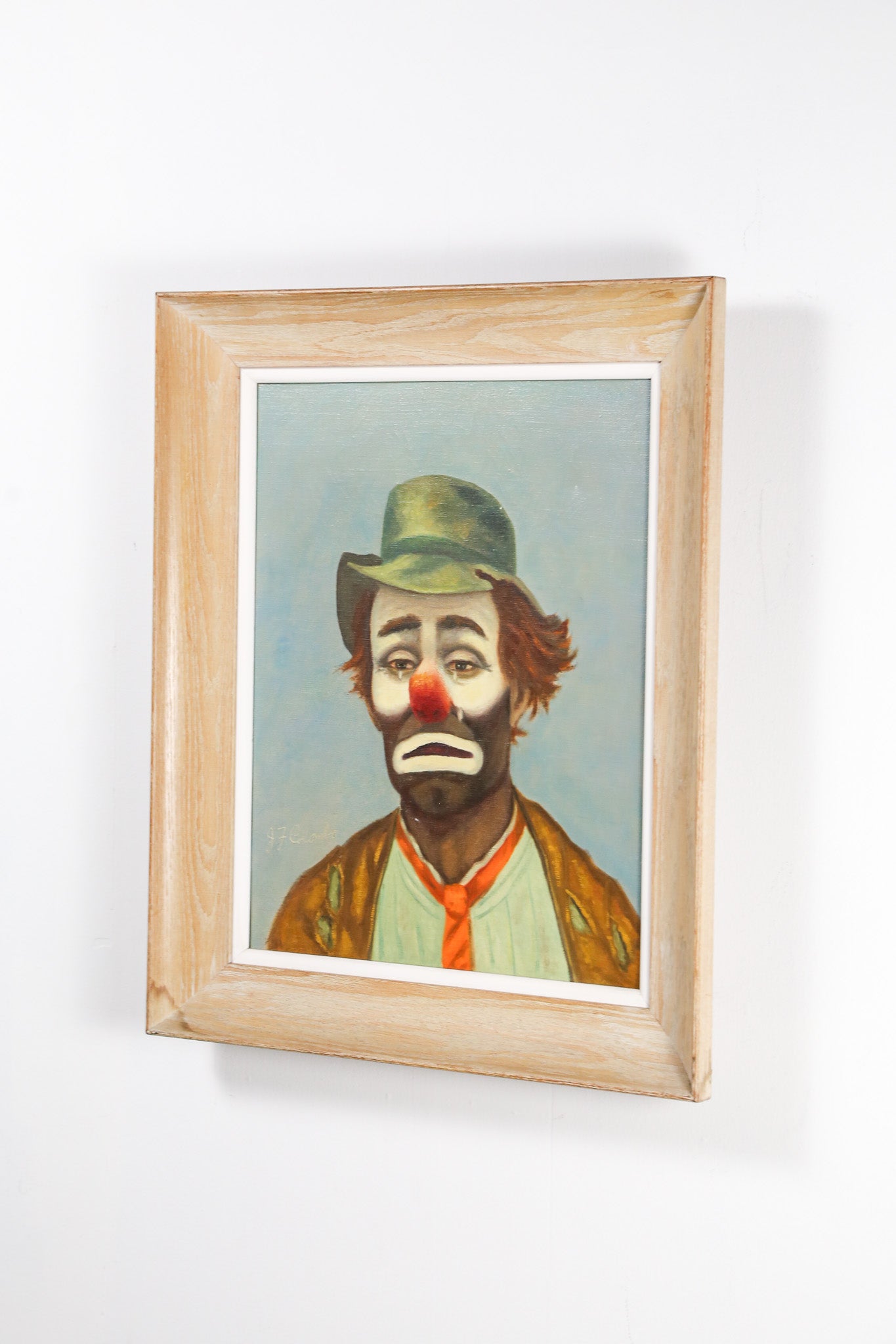 Crying Clown Art Frame / 泣いているピエロ アートフレーム