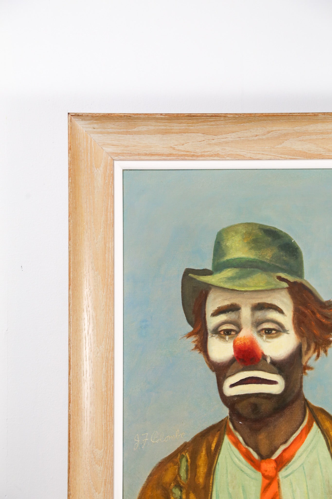 Crying Clown Art Frame / 泣いているピエロ アートフレーム