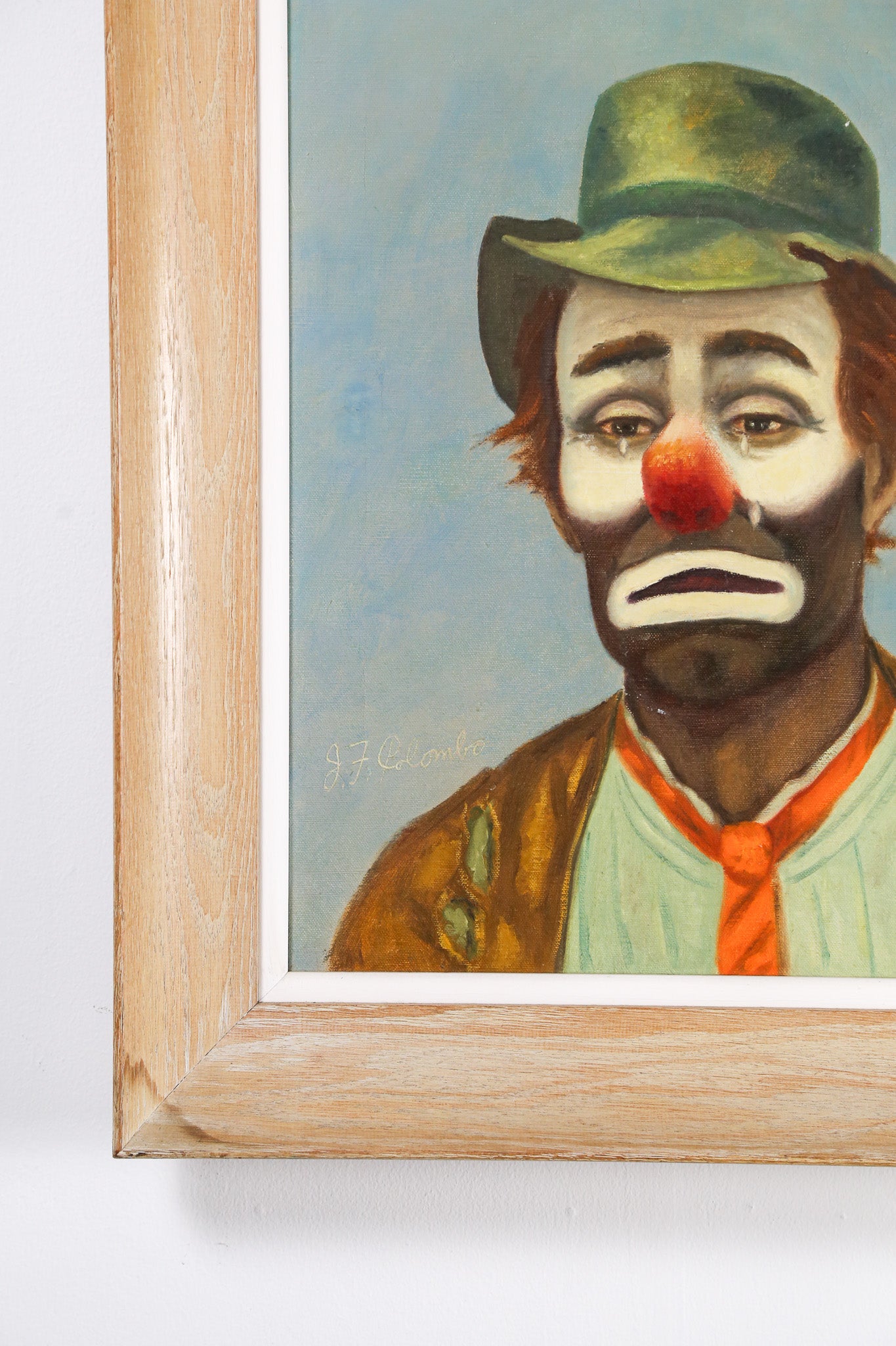 Crying Clown Art Frame / 泣いているピエロ アートフレーム