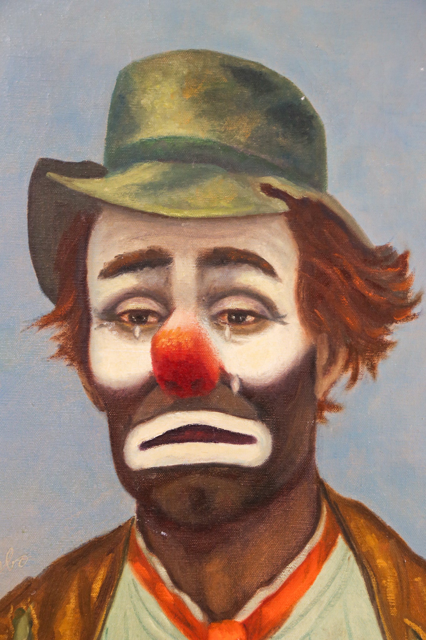 Crying Clown Art Frame / 泣いているピエロ アートフレーム