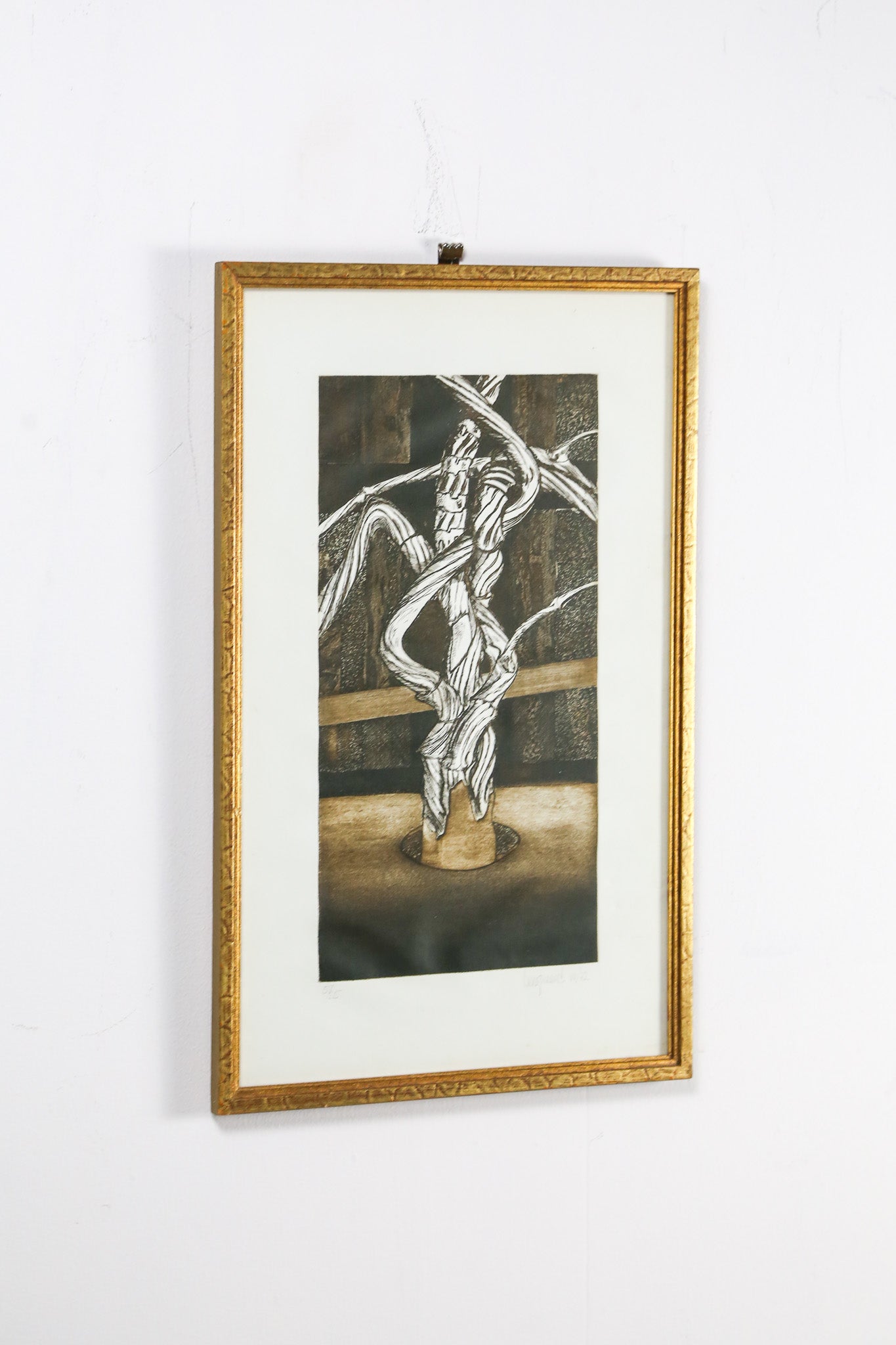 Vintage Abstract Print / ヴィンテージ 抽象版画（1972年）